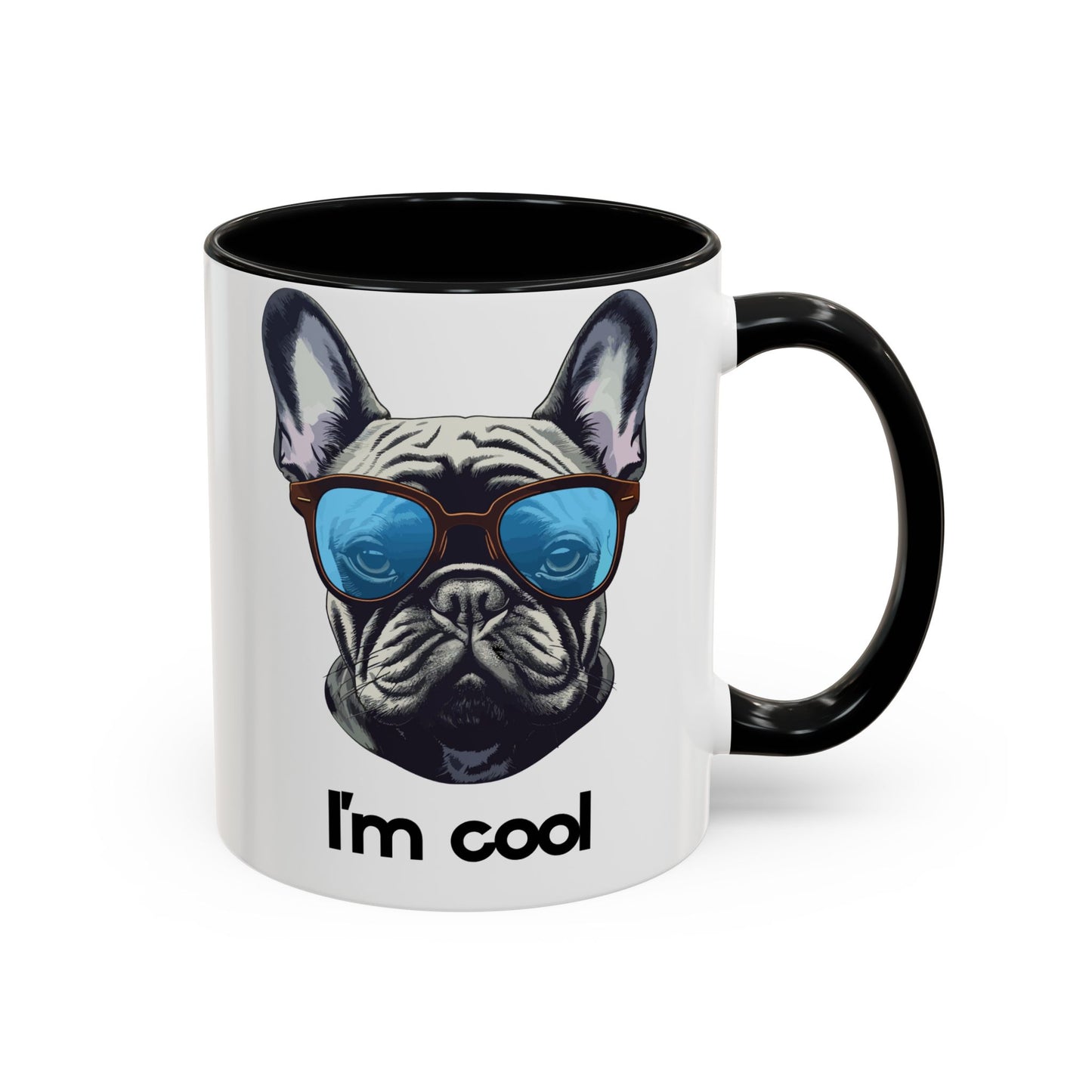 Cool French Bulldog Coffee Mug | Cute Pet Lover Gift, Animal Lover Mug, Fun Kitchen Decor, Dog Themed Gifts - 14080