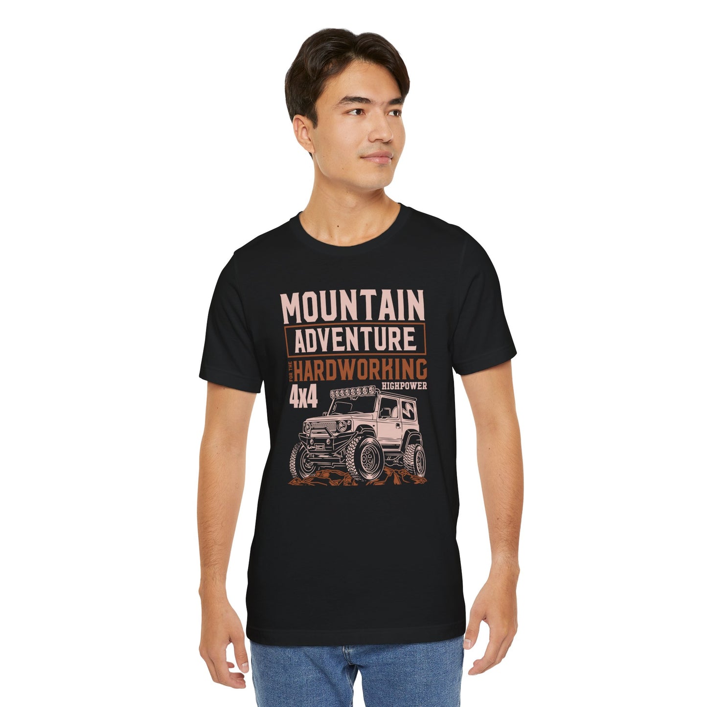 Mountain Adventure, Hardware 4x4 - Unisex Jersey Short Sleeve Tee