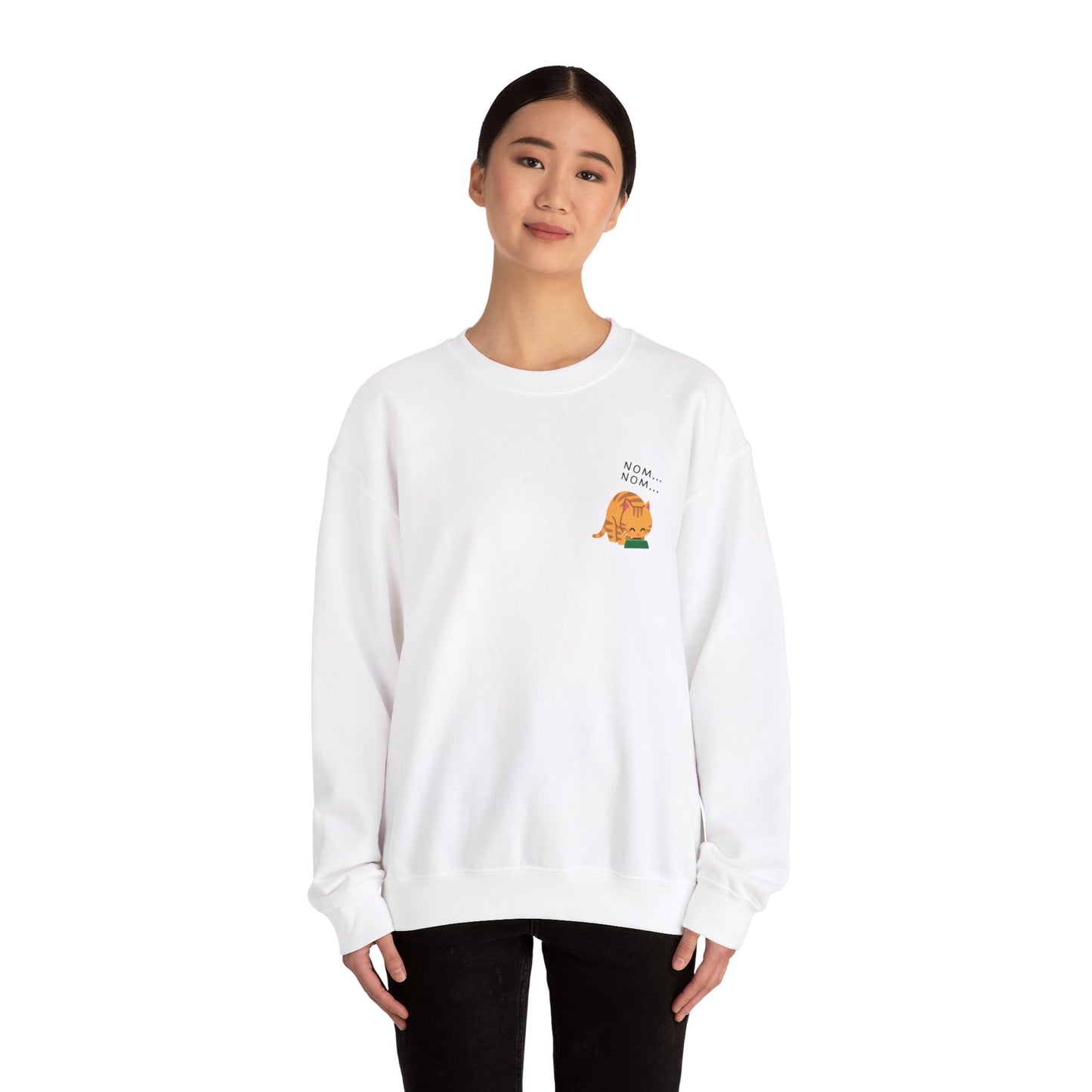 Cat, I Heard Someone Say Tuna - Unisex Heavy Blend™ Crewneck Sweatshirt - 11316