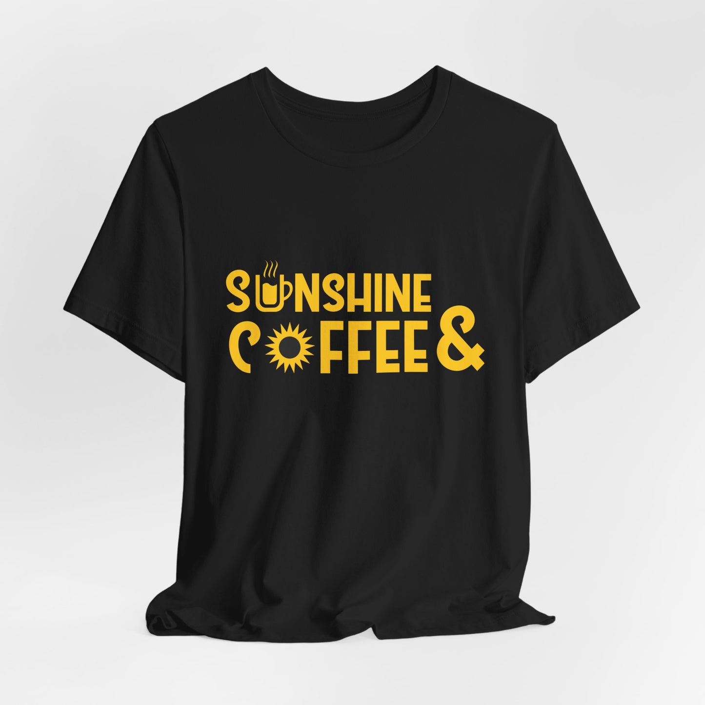 Sunshine & Coffee - Unisex Jersey Short Sleeve Tee