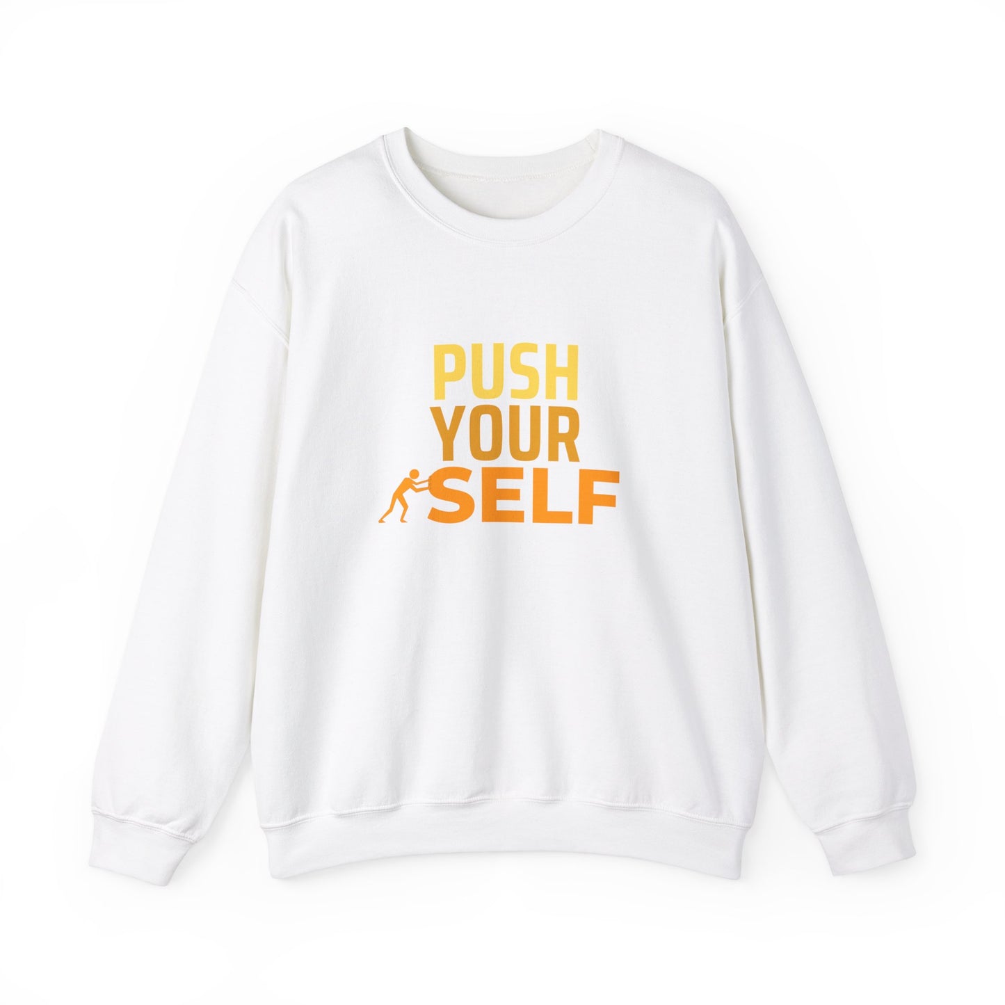 Push Yourself - Unisex Heavy Blend™ Crewneck Sweatshirt - 10591