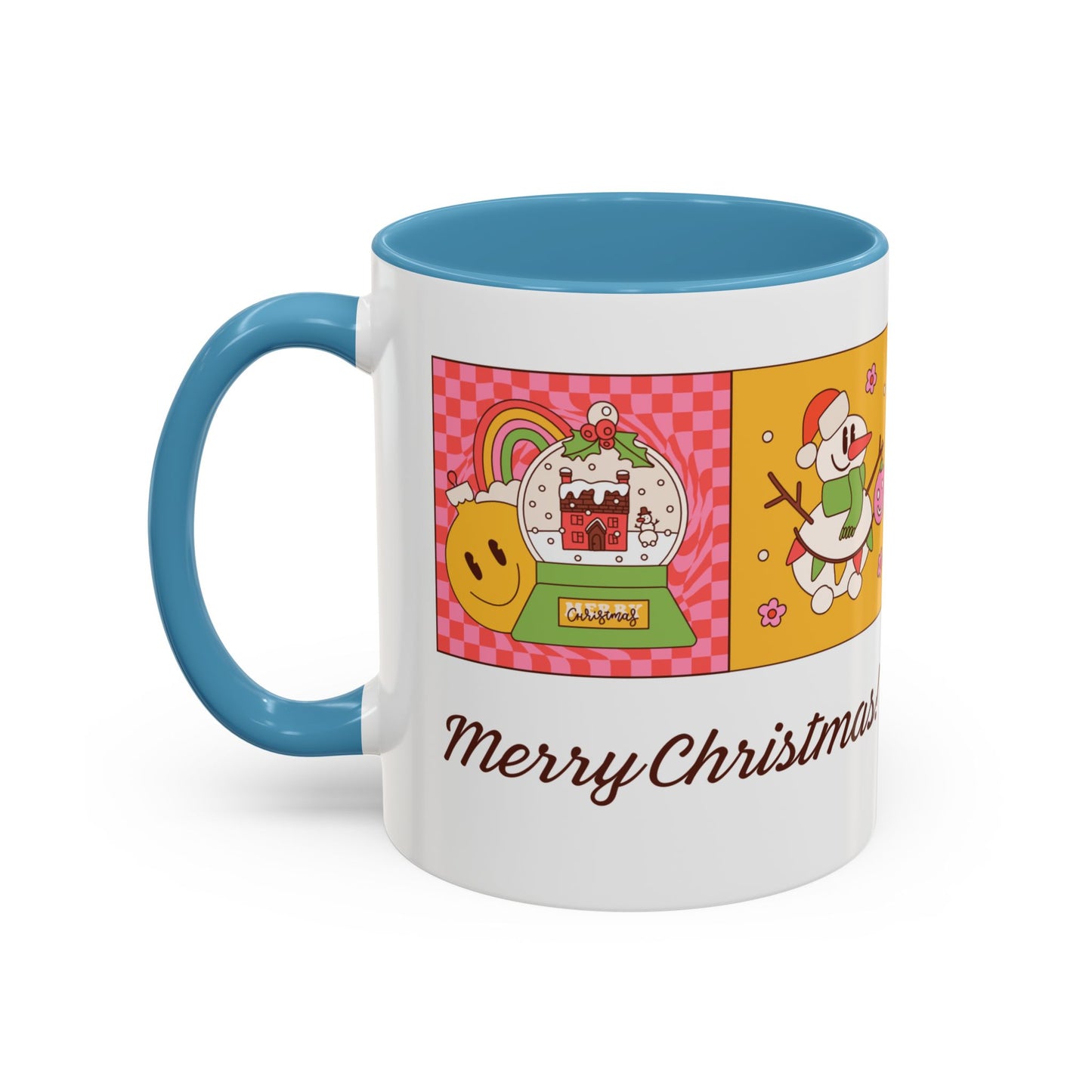 Merry Christmas - Accent Coffee Mug (11, 15oz) - 10916