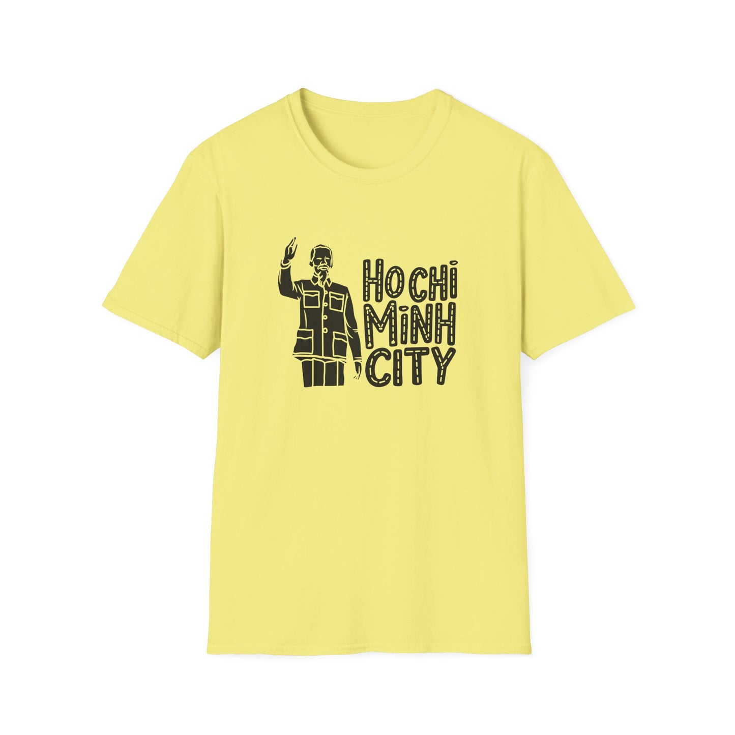 Hochi Minh City Graphic T-Shirt - Unisex Softstyle Tee - 12140