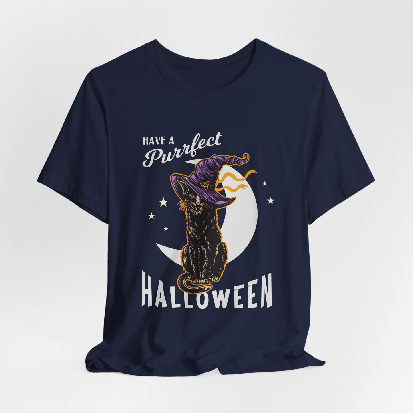 Have A Purfect Halloween - Unisex Jersey Short Sleeve Tee - 12921