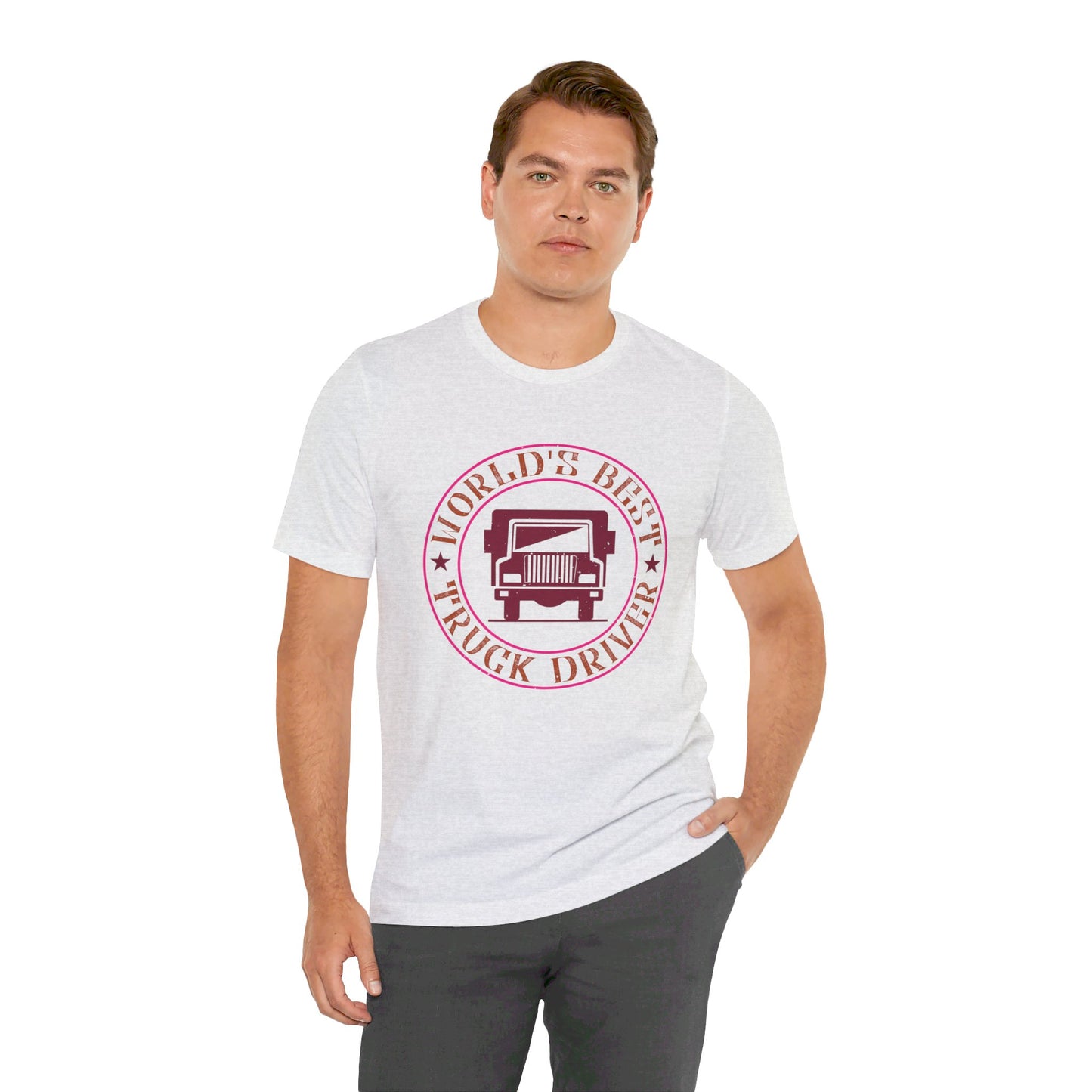 World's Best Truck Driver - Unisex Jersey Short Sleeve Tee