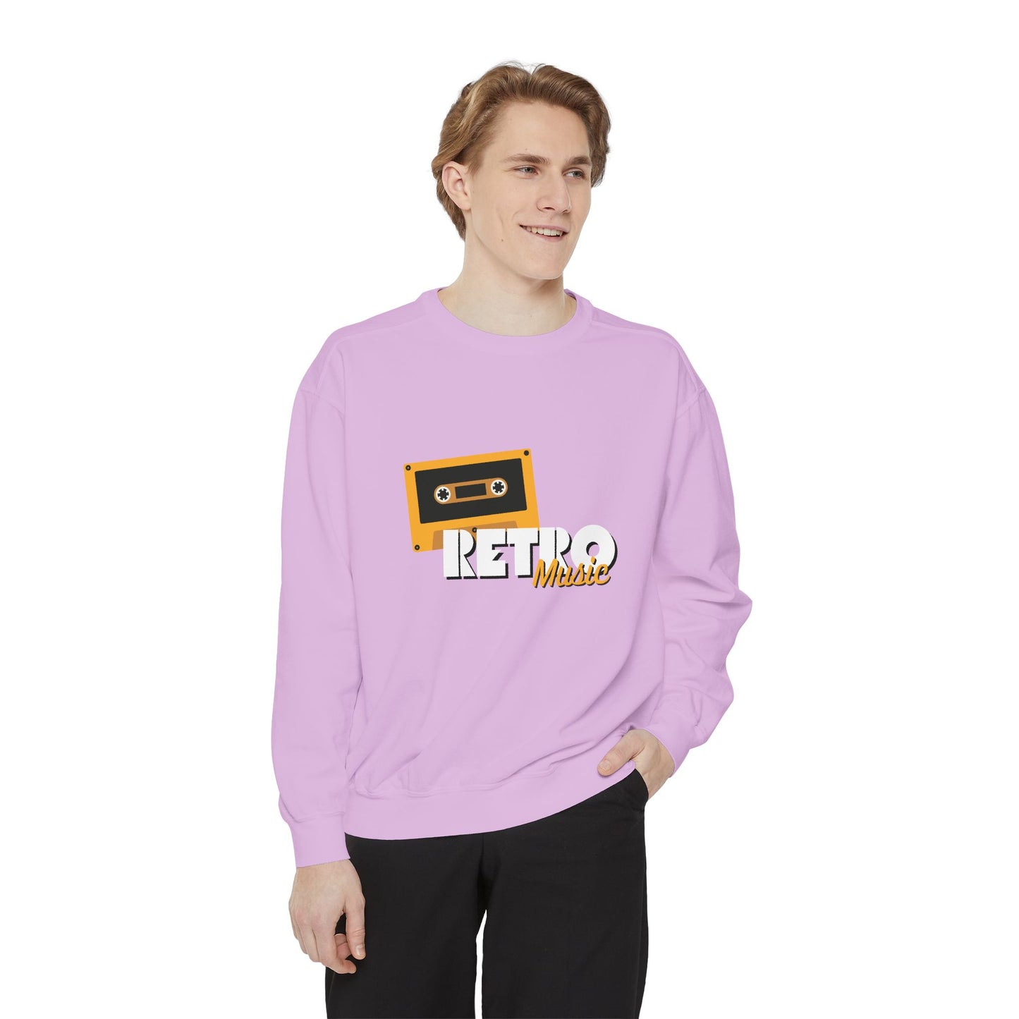 Retro Music - Unisex Garment-Dyed Sweatshirt - 10604