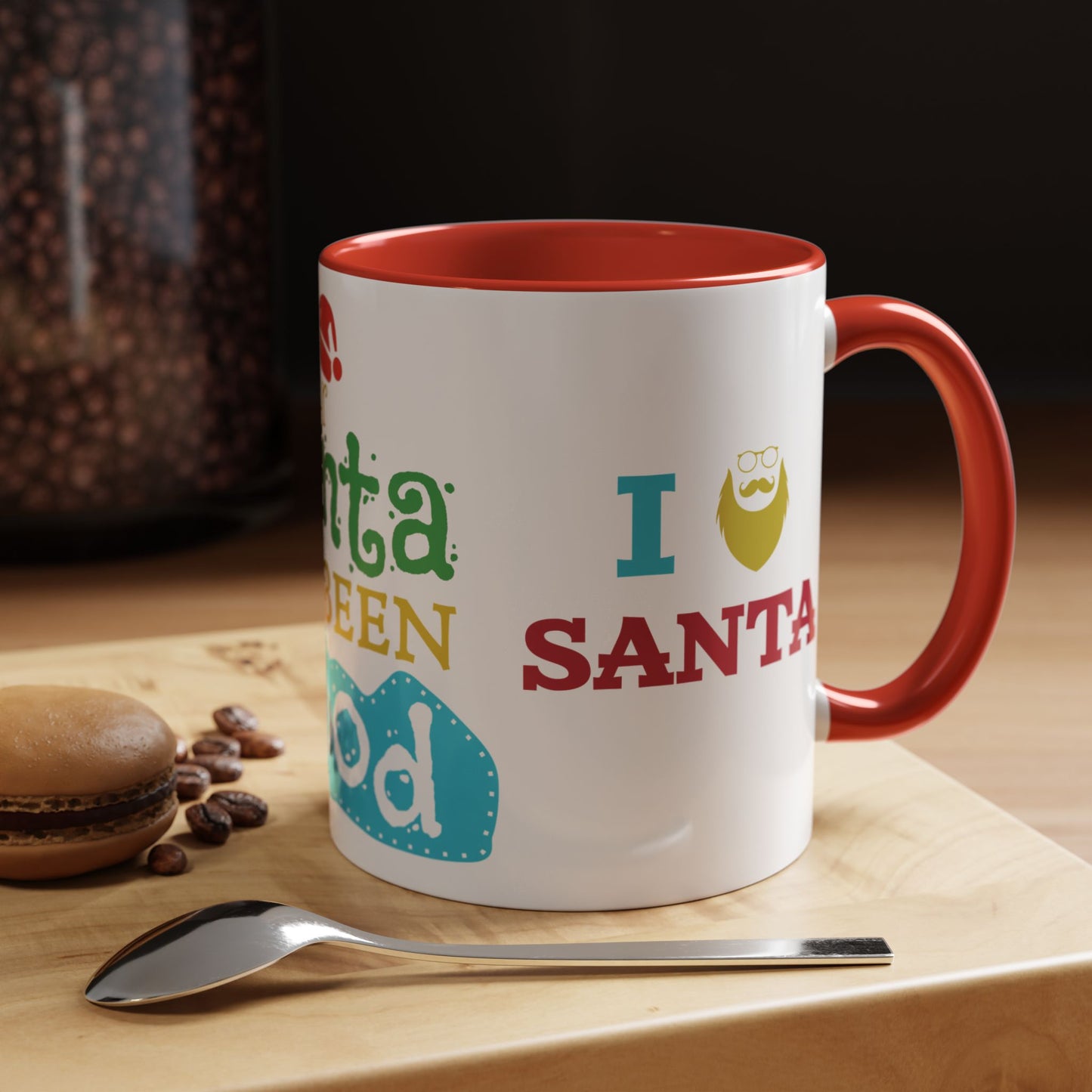 Dear Santa, I've Been Good - Accent Coffee Mug (11, 15oz)