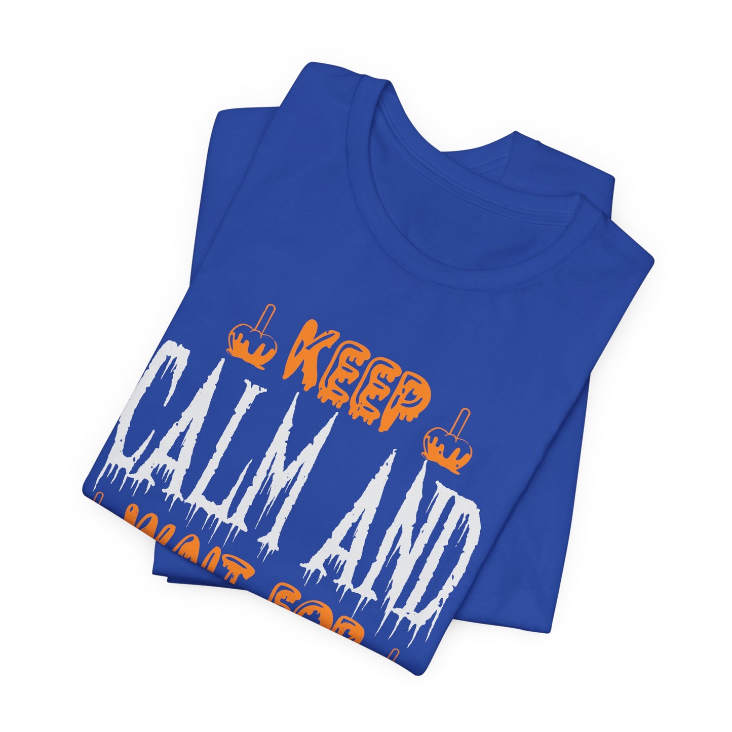 Keep Calm and Wait for Halloween - Unisex Jersey Short Sleeve Tee - 12480