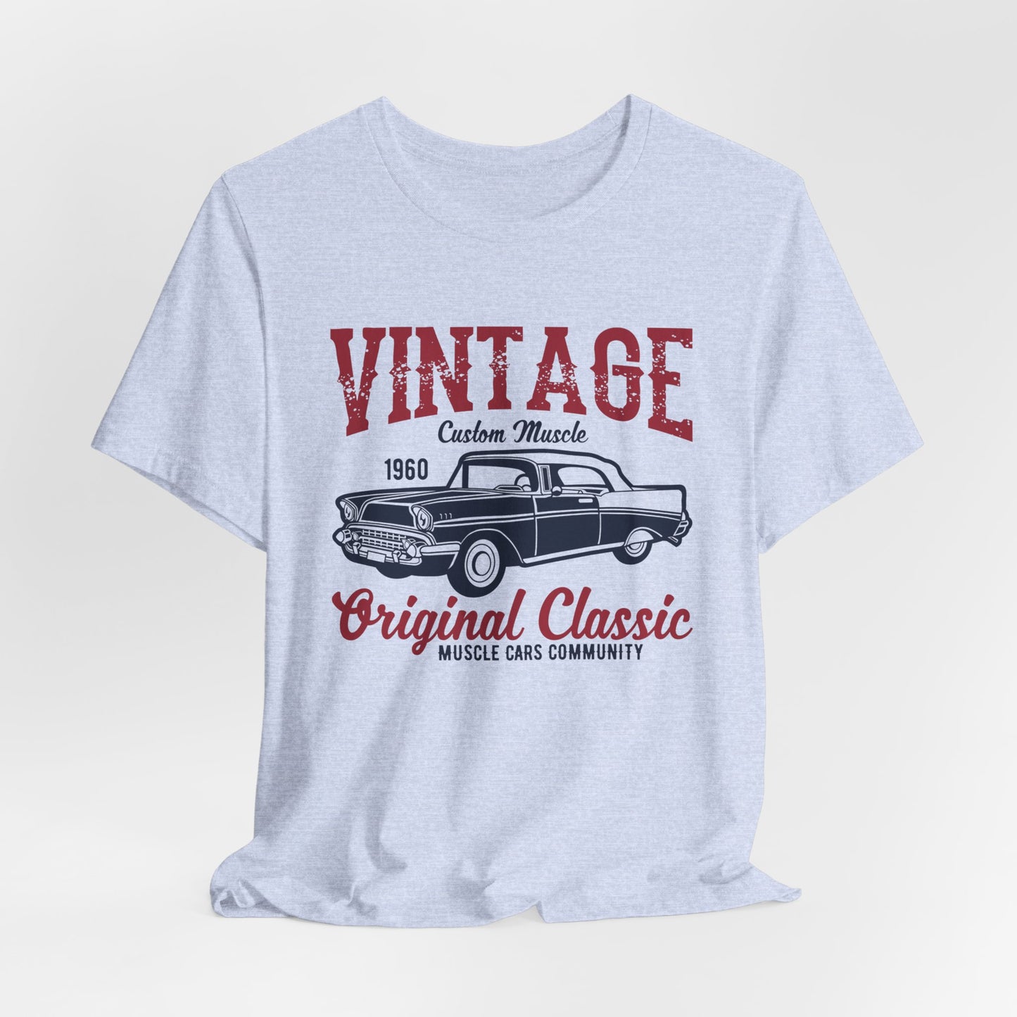 Vintage Custom Muscle, Original Classic - Unisex Jersey Short Sleeve Tee - 12612