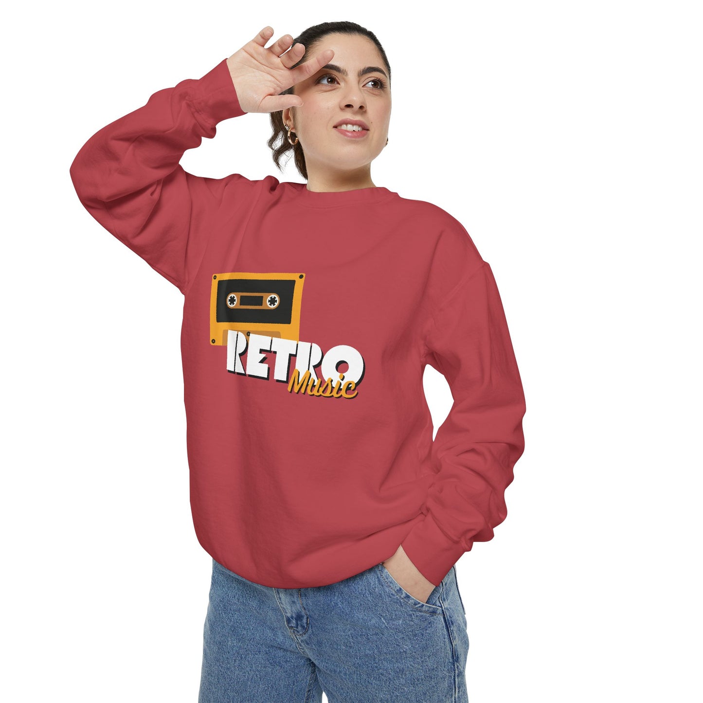 Retro Music - Unisex Garment-Dyed Sweatshirt - 10604