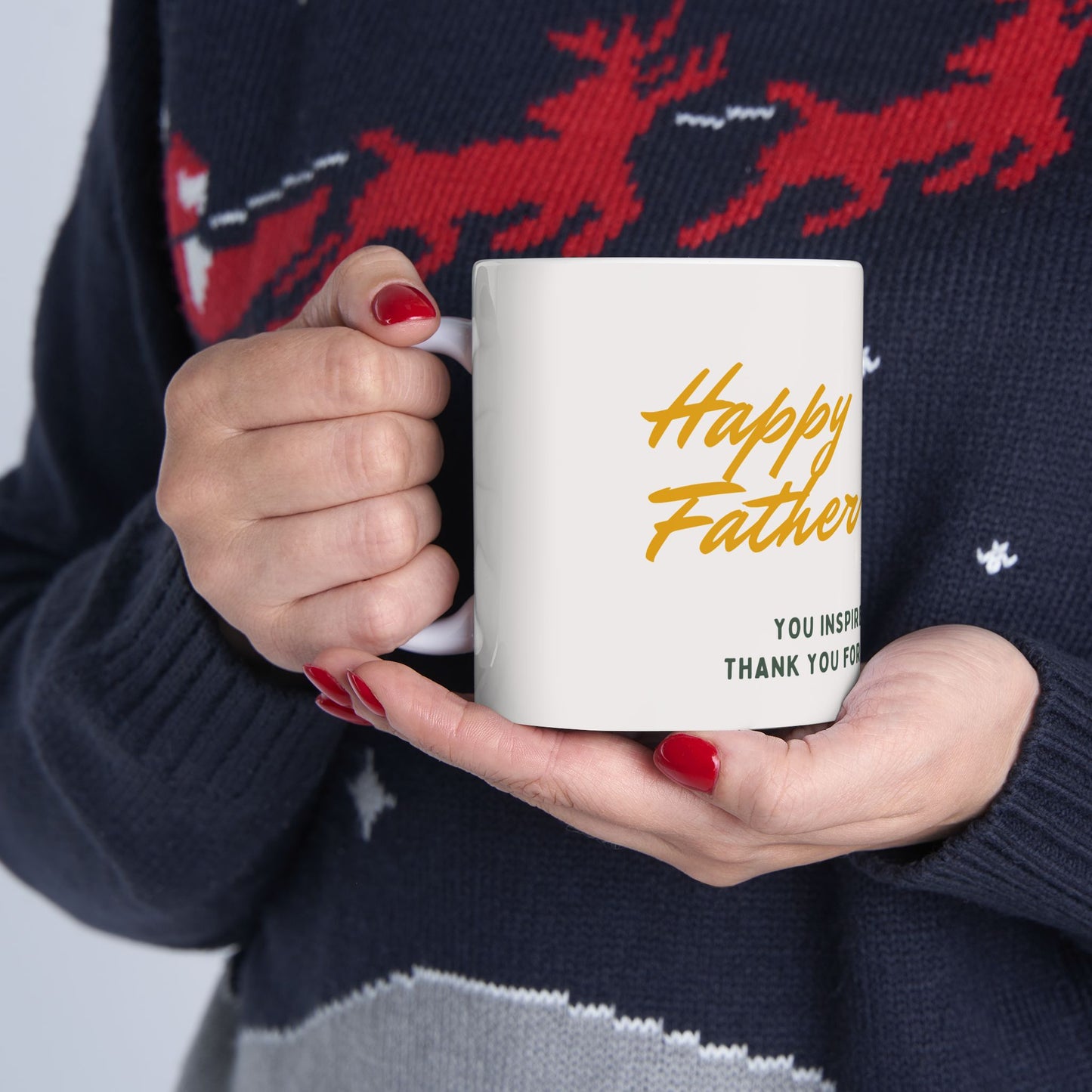 Happy Father's Day Ceramic Mug, (11oz, 15oz) - 14070