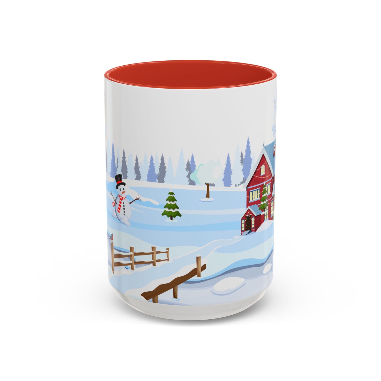 Winter Day Outside - Accent Coffee Mug (11, 15oz) - 10453