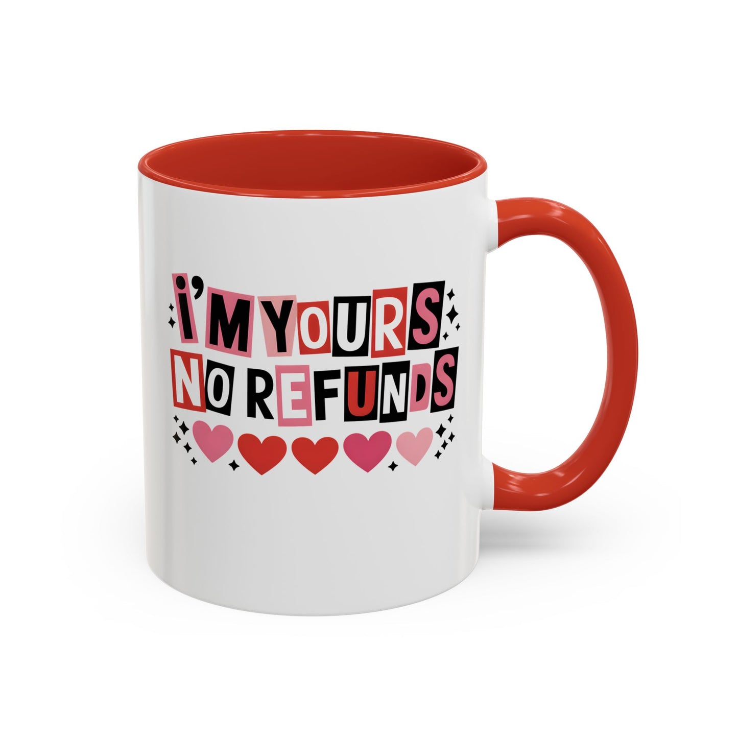 Forever Yours, No Exchanges Valentine Mug – Funny Romantic Coffee Cup Gift (11oz / 15oz) - 14775