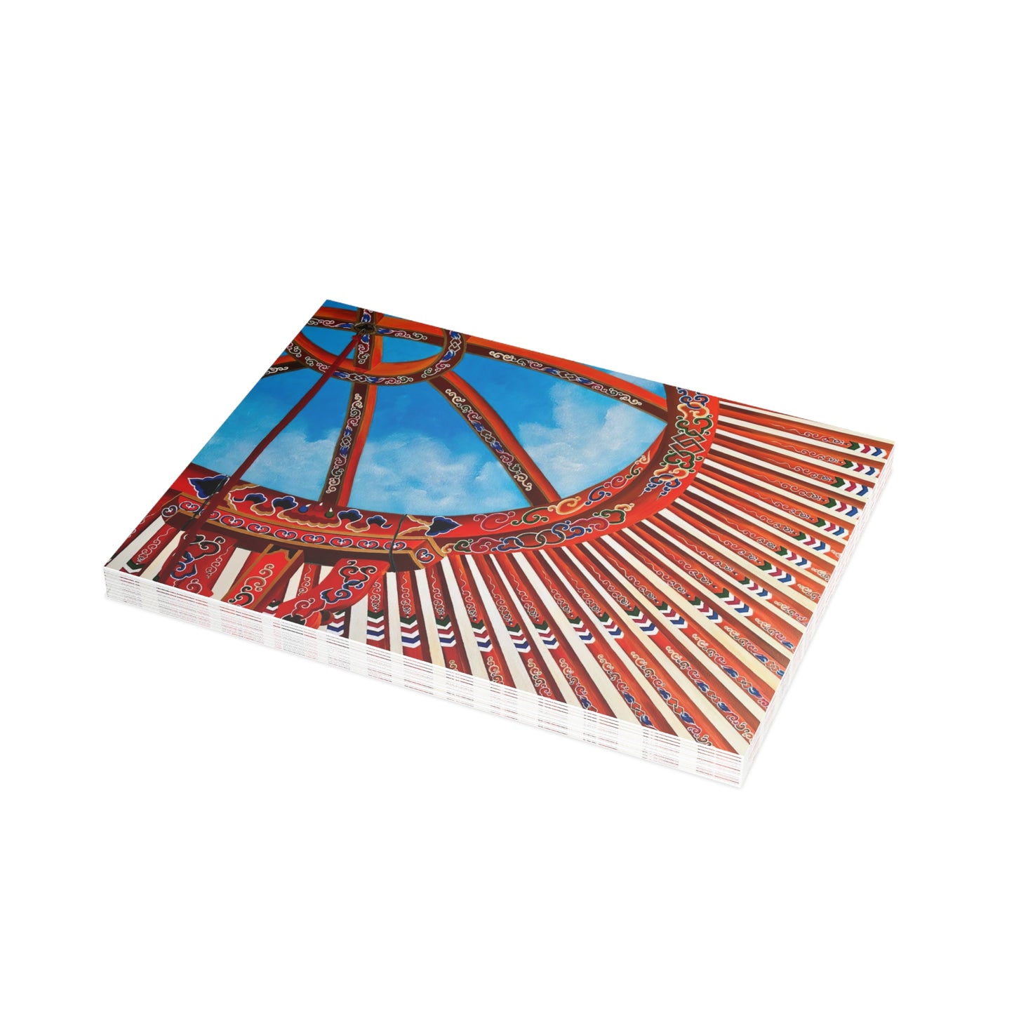 Mongol Yurt Top - Postcard Bundles (envelopes included)