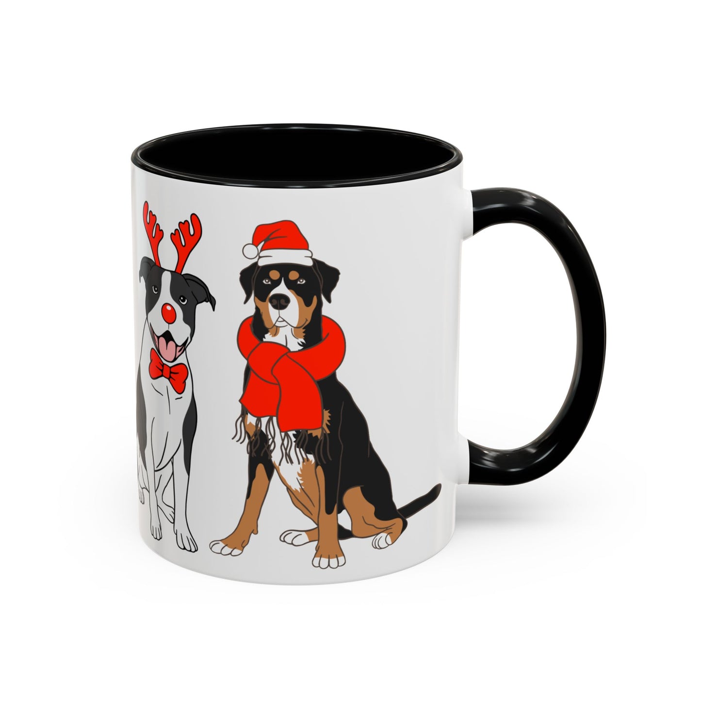 Christmas Dogs - Accent Coffee Mug (11, 15oz) - 10305