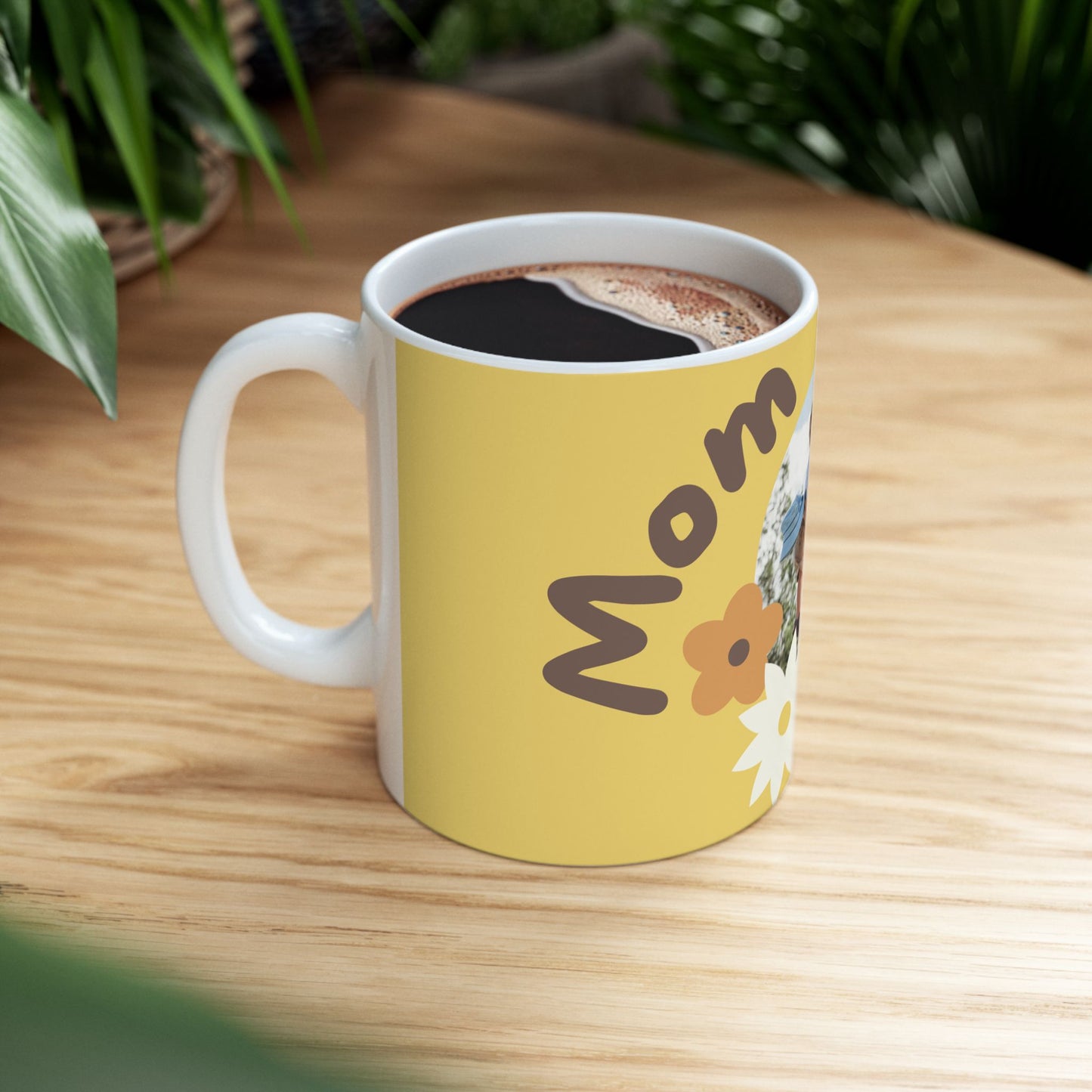 Mom, You're Bee-autiful, Photo Customizable, Ceramic Mug - Perfect Gift for Mother's Day - 11818