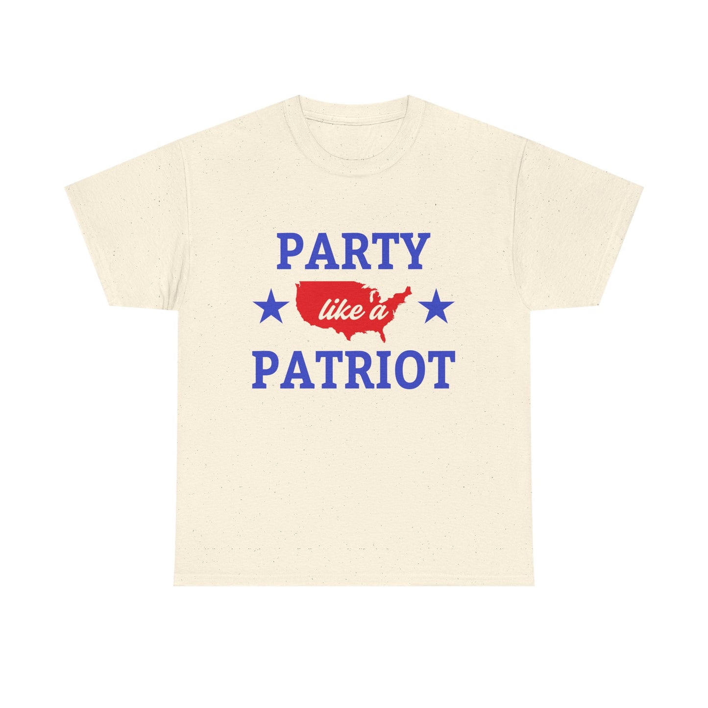 Patriotic Party Tee - Celebrate Independence, Fun Gatherings, BBQs, Gift for Patriots, Unisex Heavy Cotton T-shirt - 13732