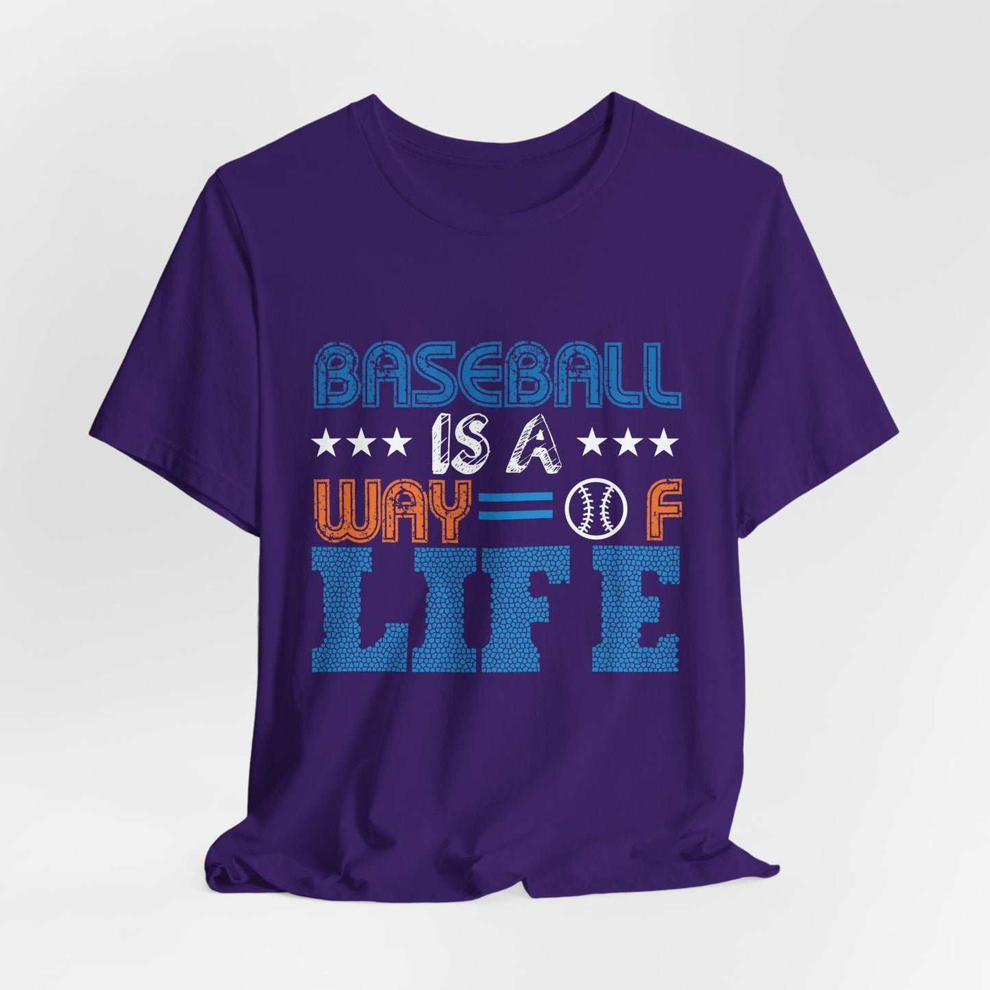 Baseball Is A Way of Life - Unisex Jersey Short Sleeve Tee - 13915