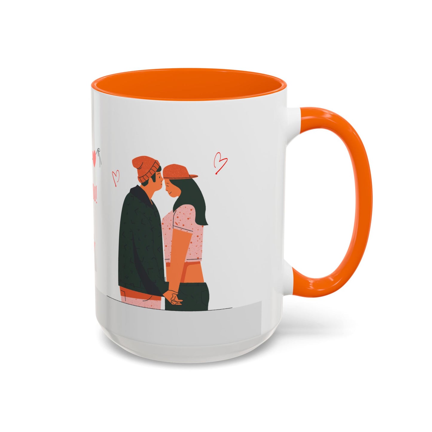 I love You - Accent Coffee Mug (11, 15oz) - 11136