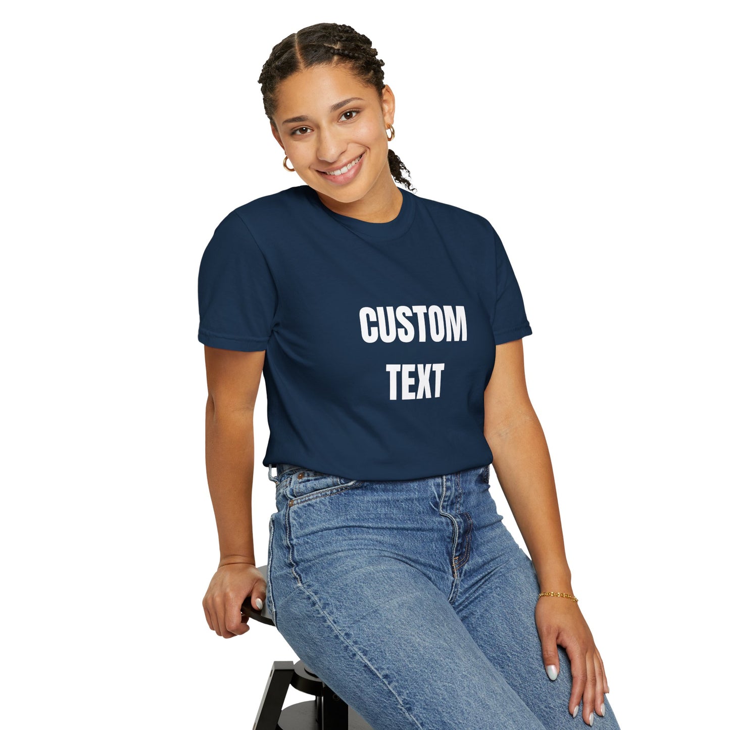 Custom Novelty T-Shirt – Unisex Garment-Dyed Cotton Tee - 14681