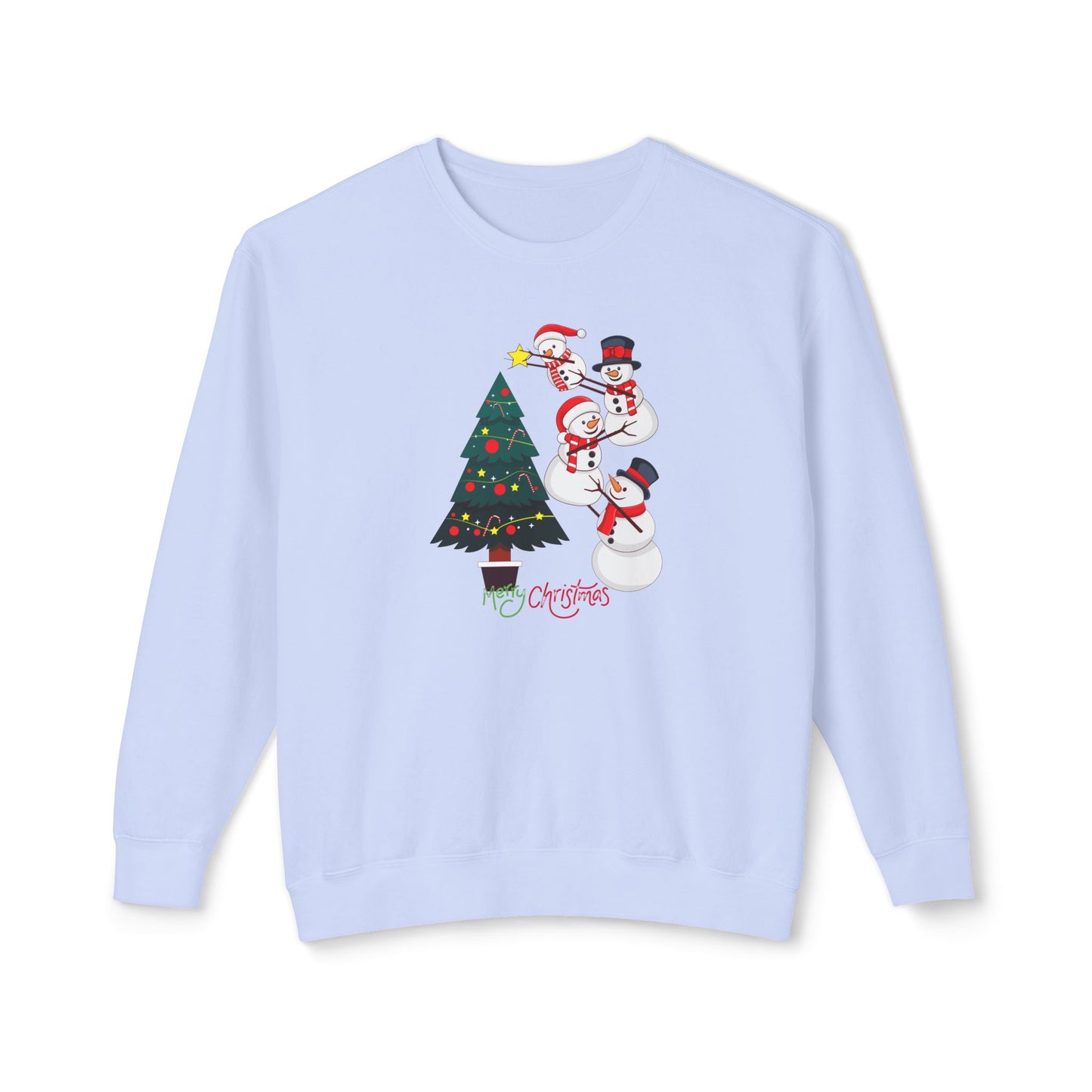 Snowmen - Unisex Lightweight Crewneck Sweatshirt - 10008