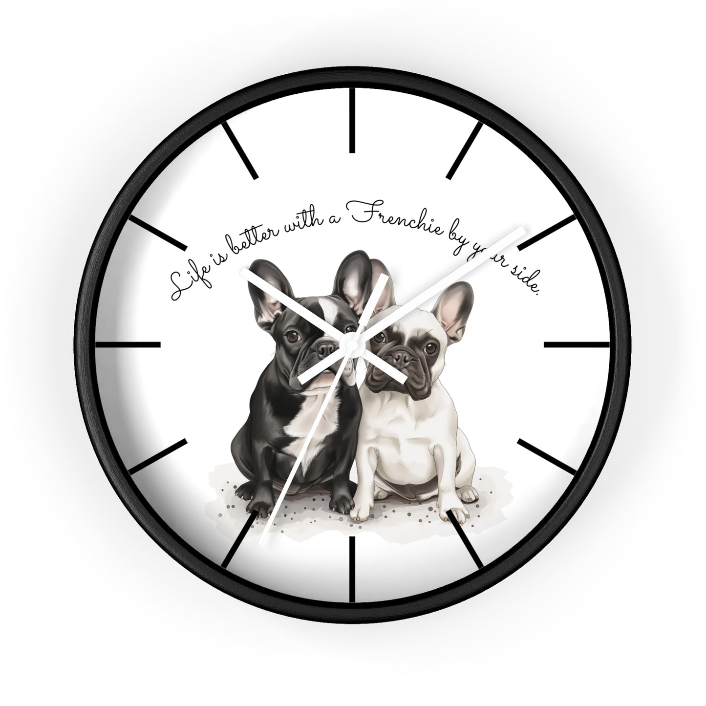 Life is Better with a Frenchie by Your Side - Wall Clock - 10503