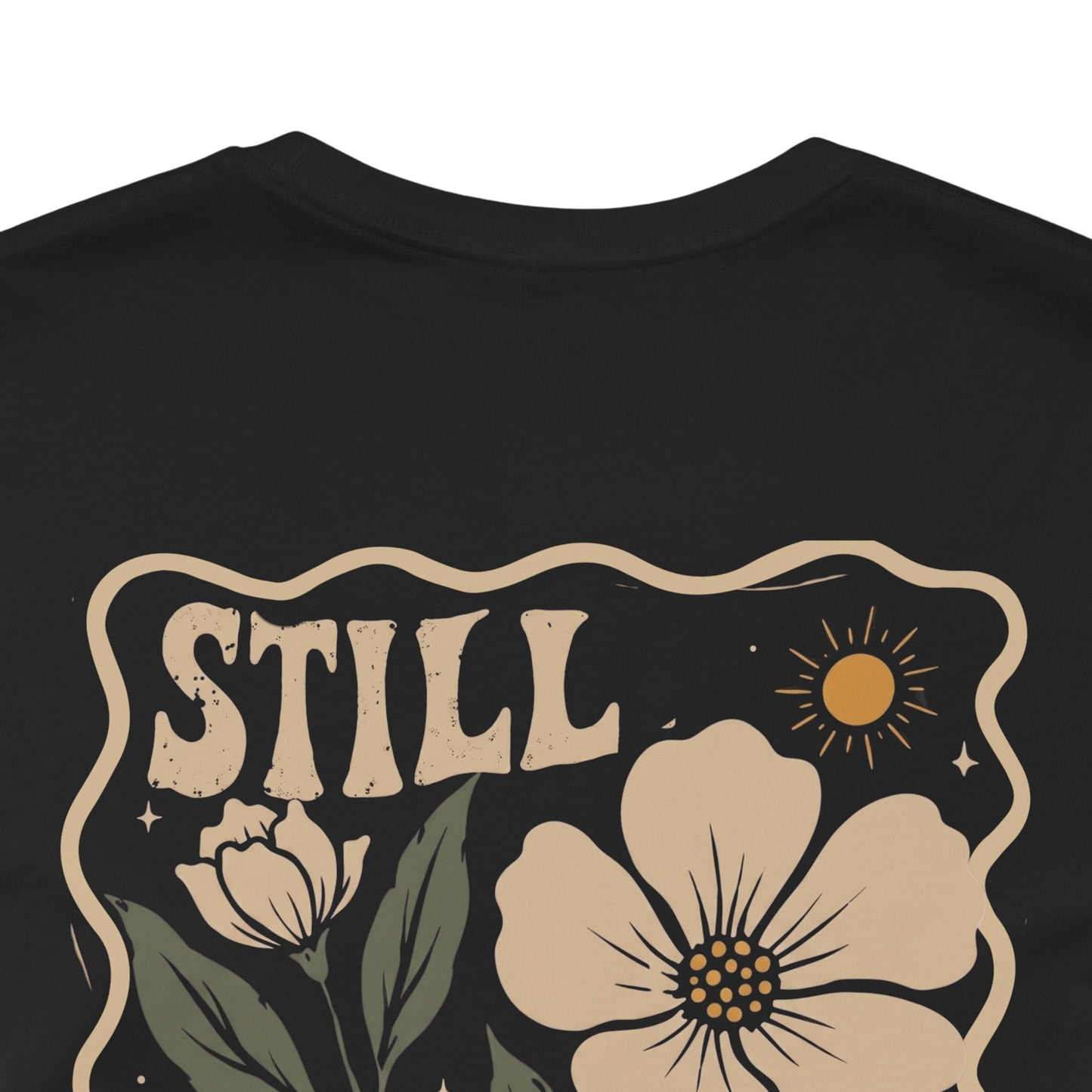 Still Blooming Floral T-Shirt, Retro Botanical Graphic Tee - 14956