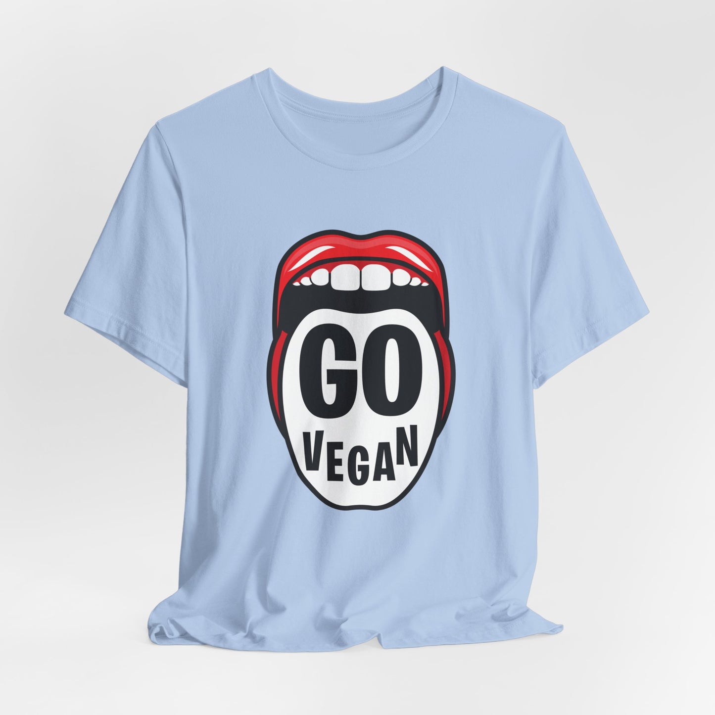 Go Vegan - Unisex Jersey Short Sleeve Tee