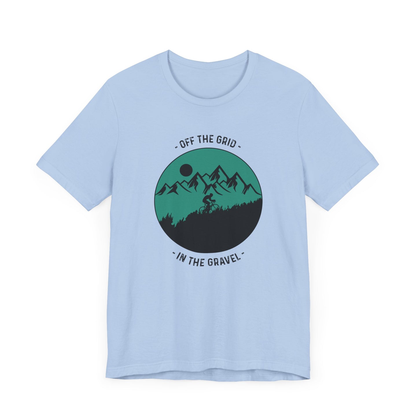 Bicycle: Off The Grid, In The Gravel - Unisex Jersey Short Sleeve Tee