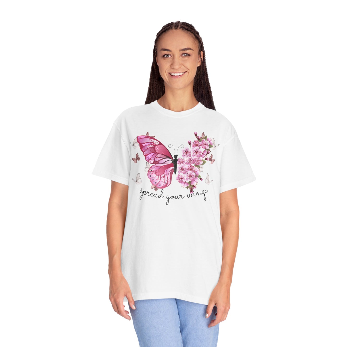 Butterfly, Embrace the Beauty of Nature - Unisex Garment-Dyed T-shirt - 10329