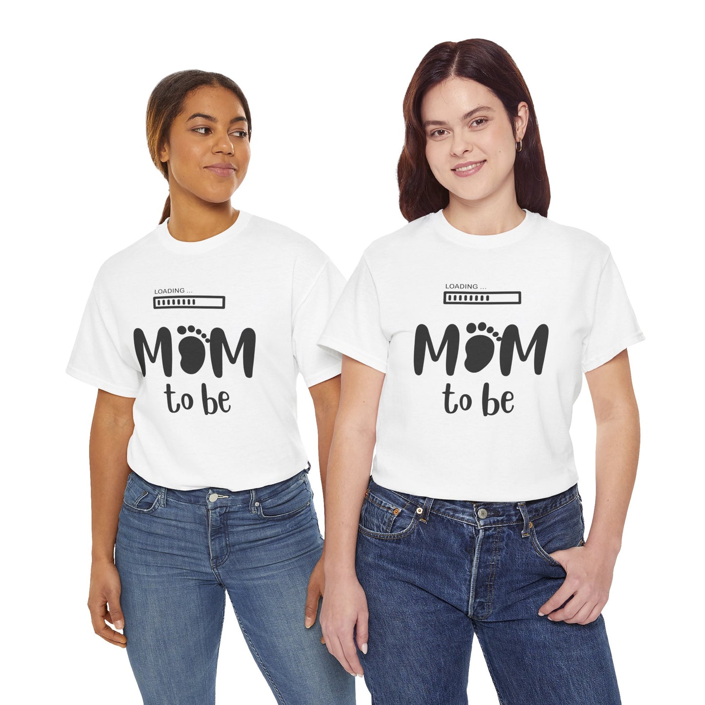 Mom to Be Shirt – Pregnancy Announcement Gift Tee with Loading Bar - 14879