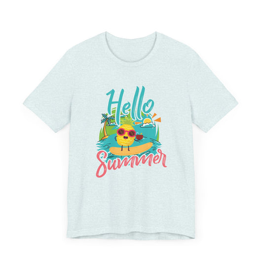 Hello Summer - Unisex Jersey Short Sleeve Tee