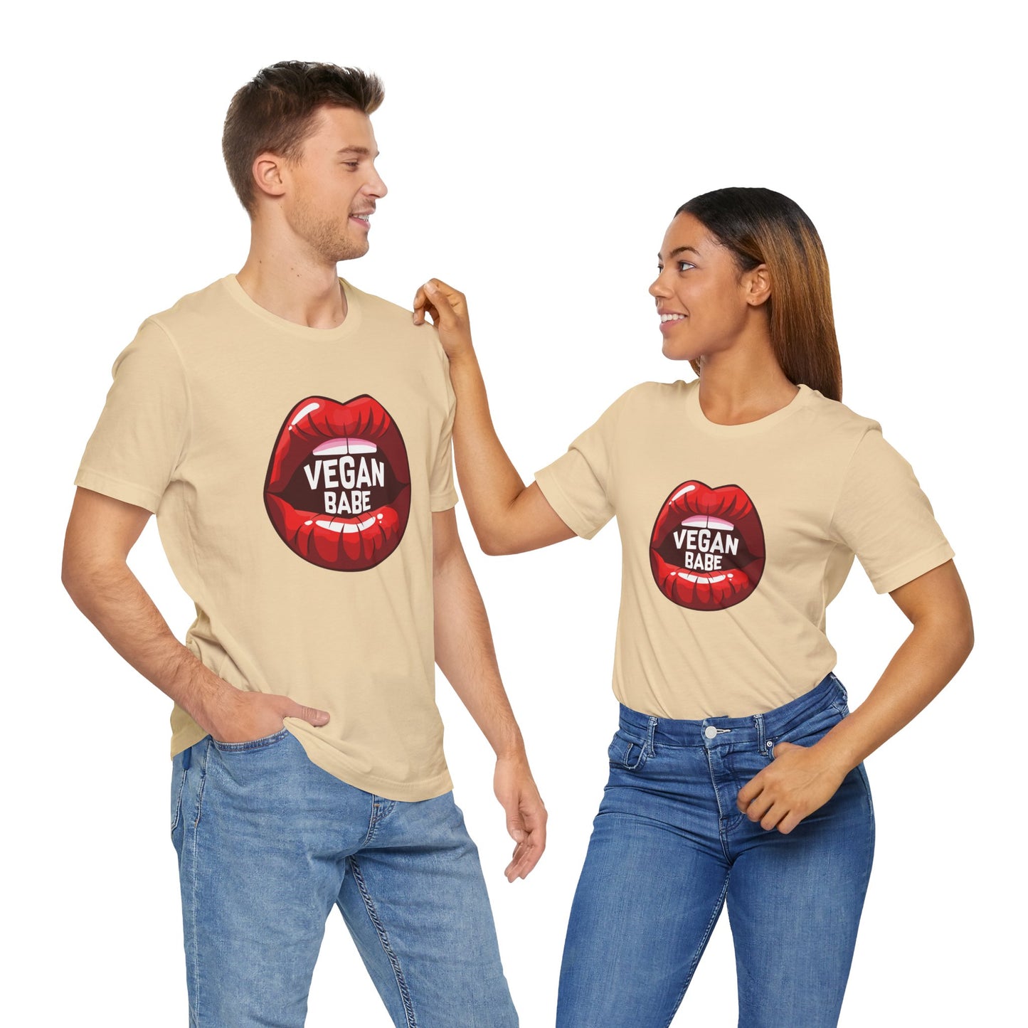 Vegan Babe - Unisex Jersey Short Sleeve Tee - 12426