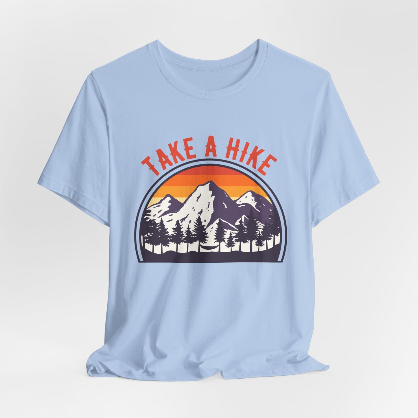 Camping: Take A Hike - Unisex Jersey Short Sleeve Tee