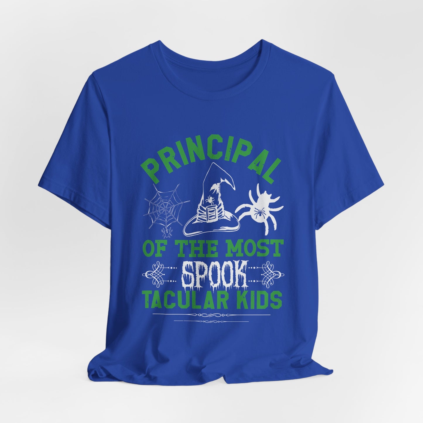 Principal of the Most Spook-Tacular Kids - Unisex Jersey Short Sleeve Tee - 12484