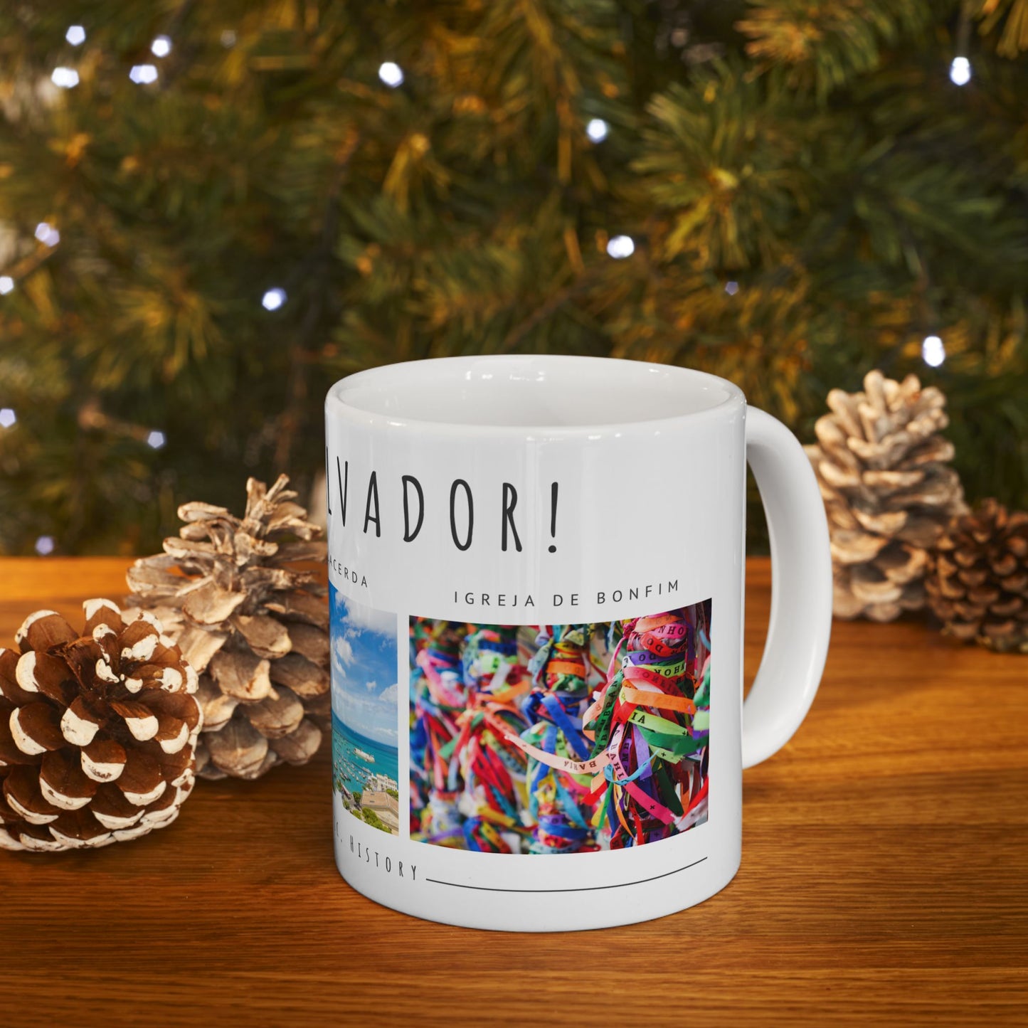 Hello Salvador Ceramic Mug – 11oz & 15oz – Celebrate Culture, Music, & History - 12238