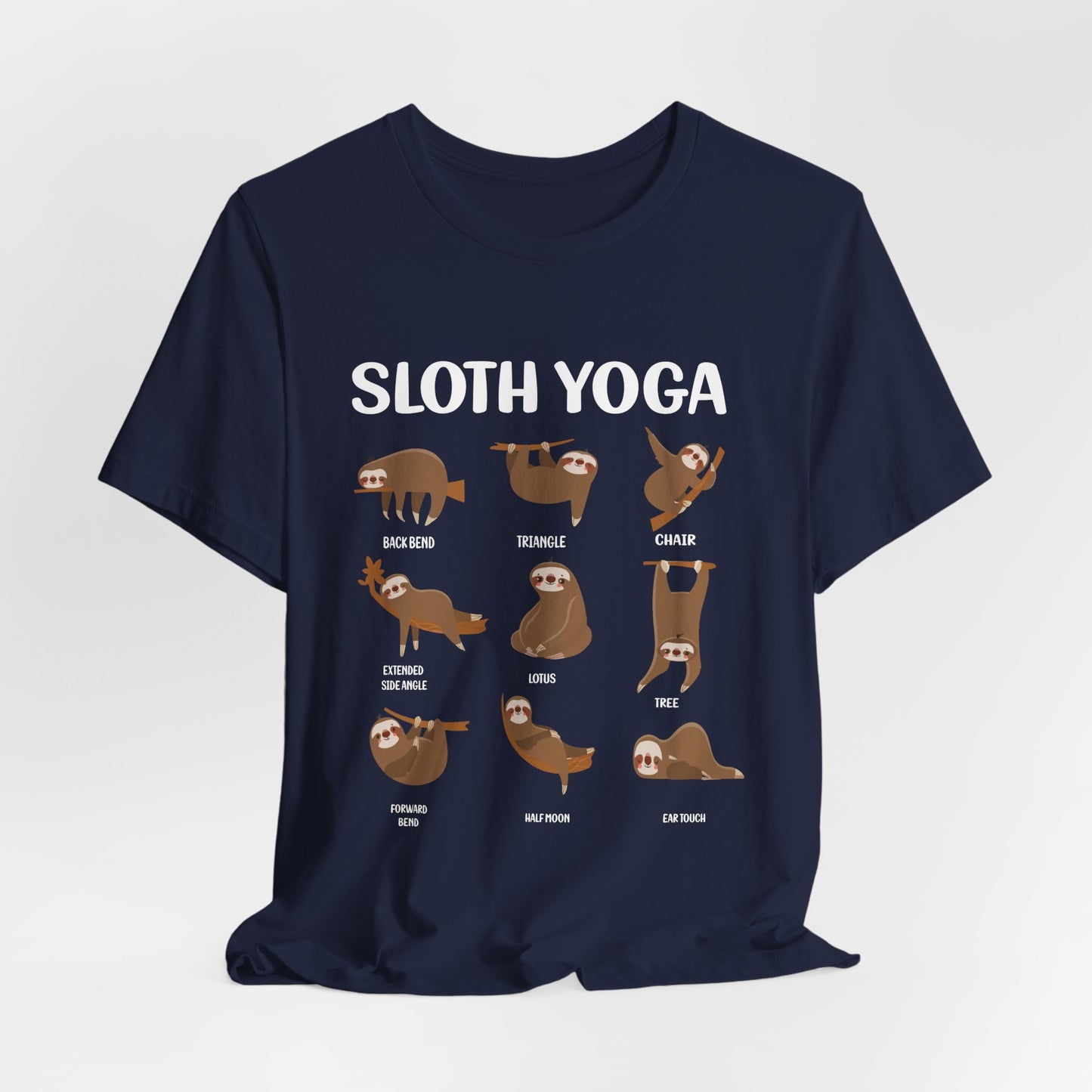 Sloth Yoga - Unisex Jersey Short Sleeve Tee - 12534