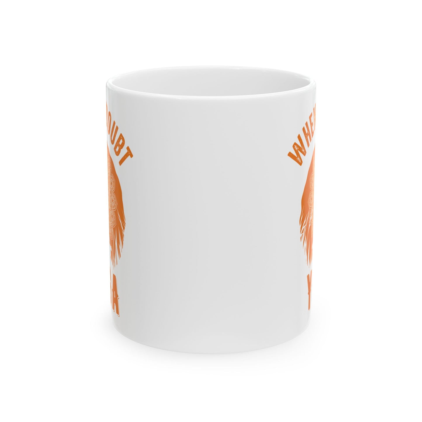 When in Doubt Yoga Mug - When in Doubt, Yoga, Motivational Gift for Yogis - 13165