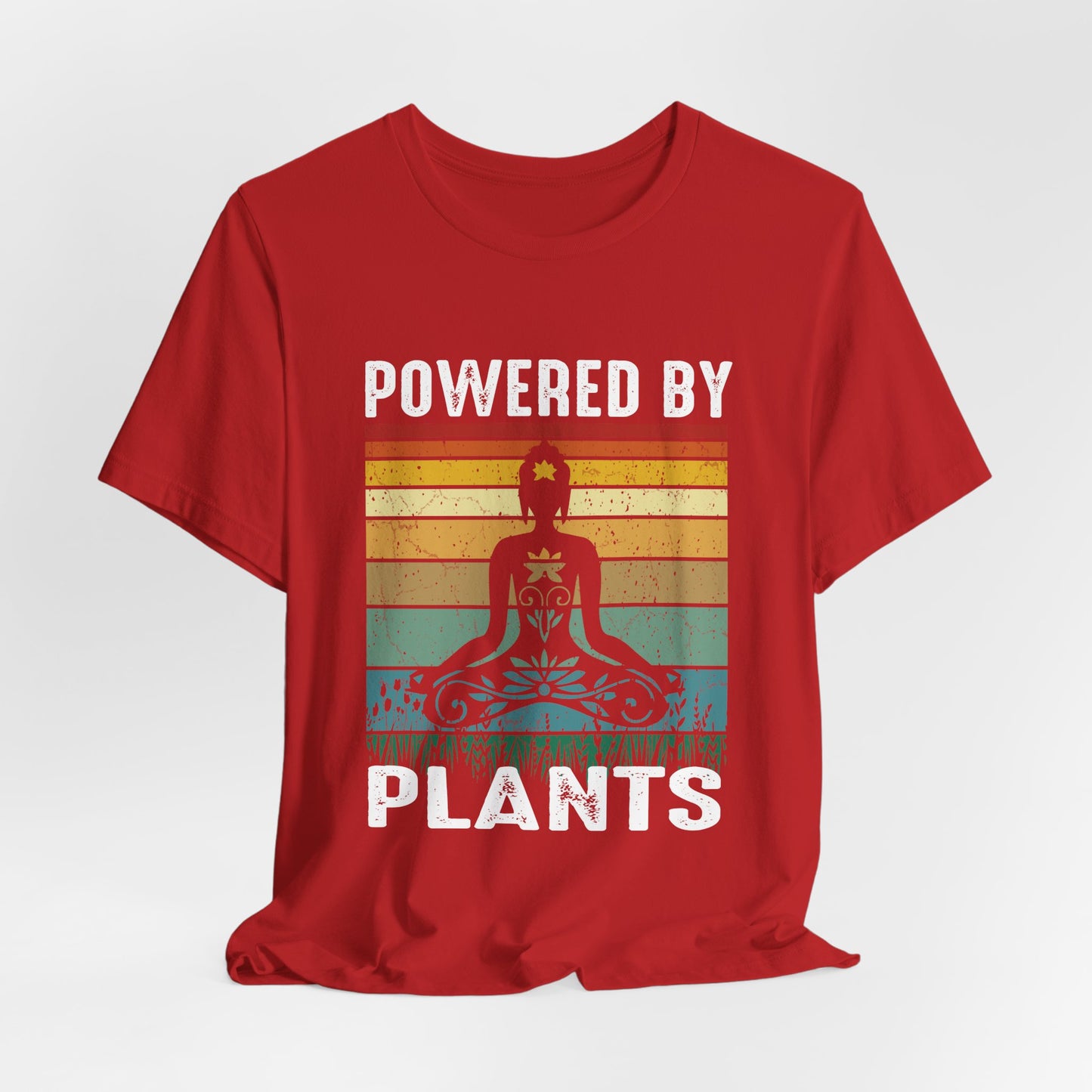 Yoga: Powered By Plants - Unisex Jersey Short Sleeve Tee - 12348