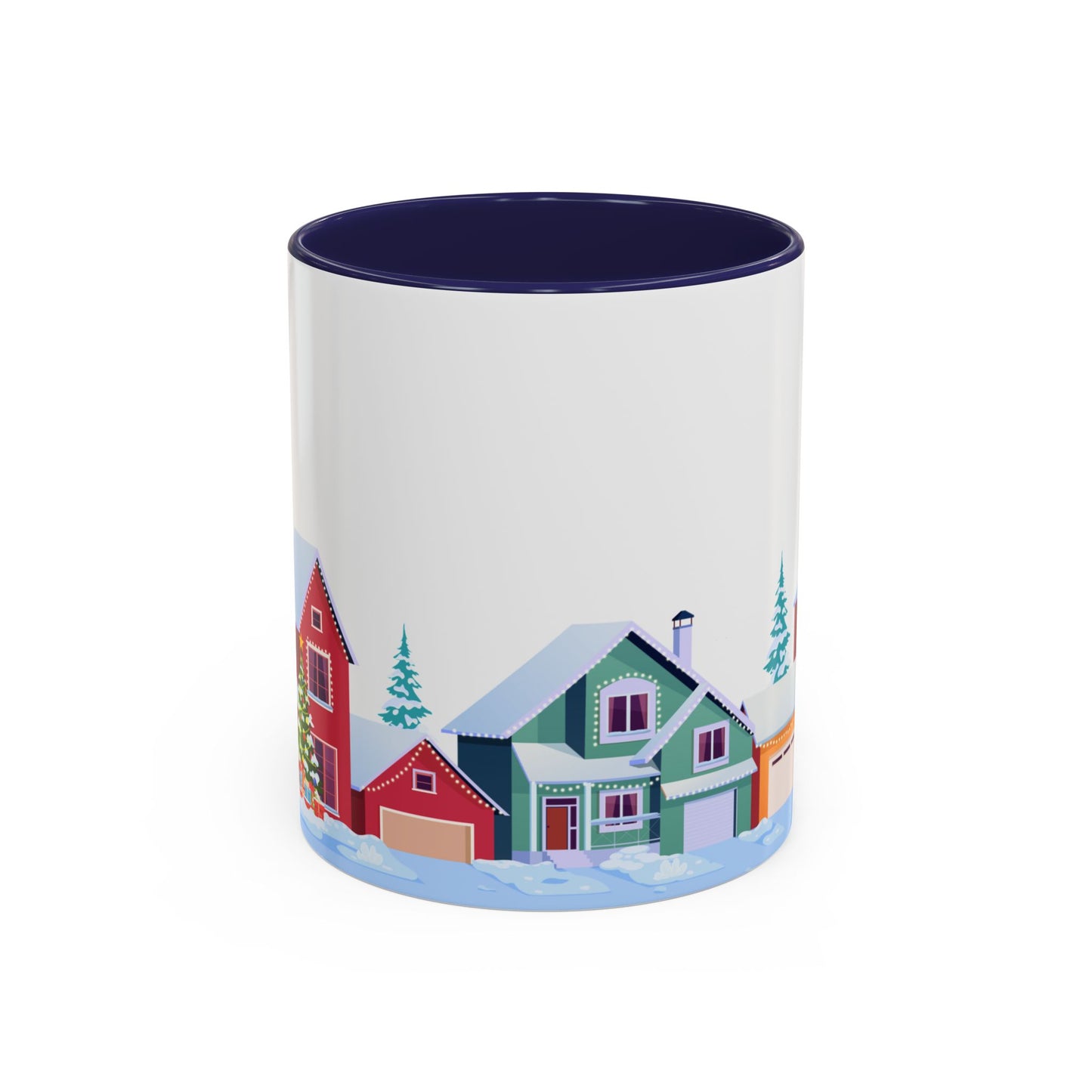 Winter Houses - Accent Coffee Mug (11, 15oz) - 10441