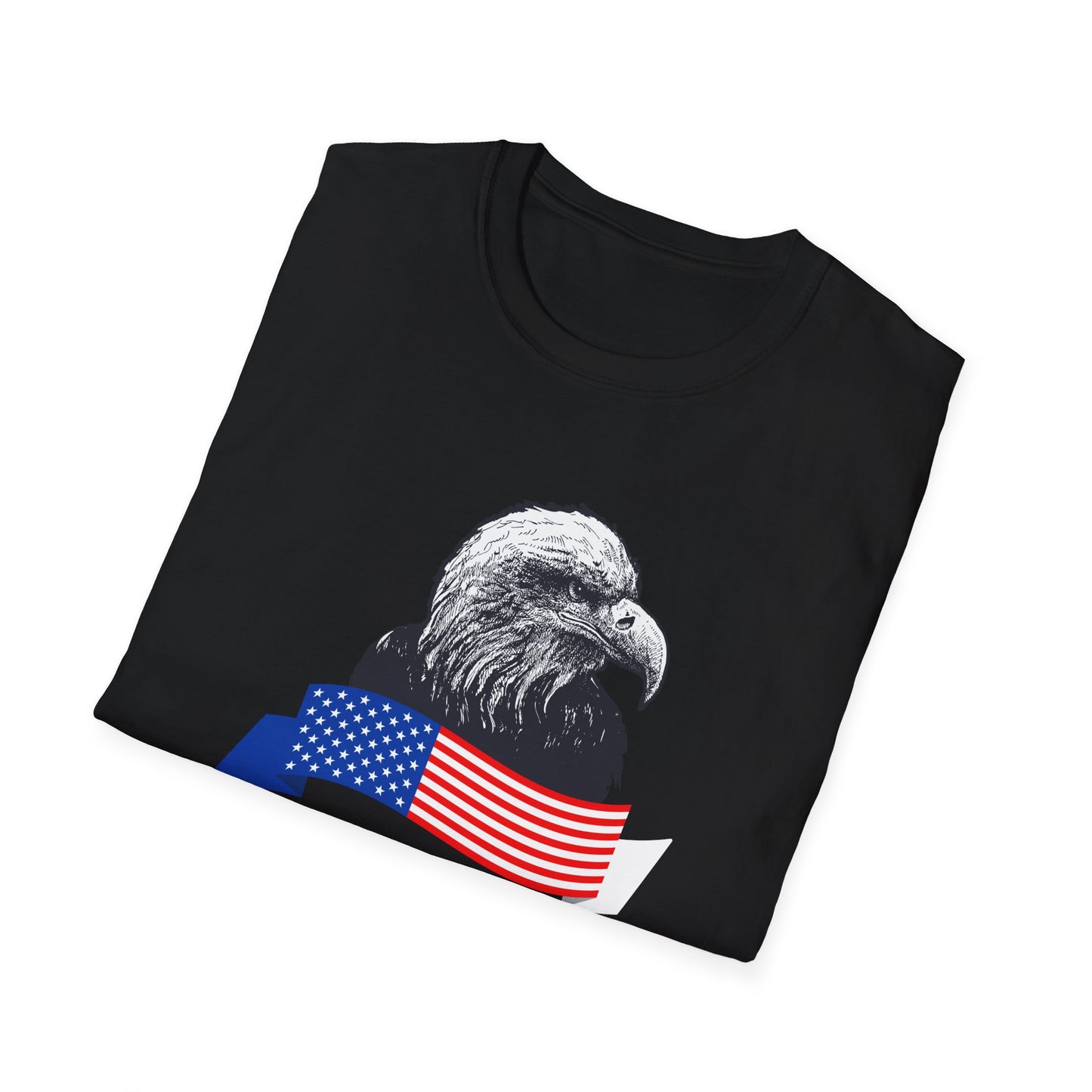 Eagle Freedom T-Shirt - Patriotic Tee for Independence Day, Memorial Day, Veteran's Day, Casual Wear, Gift for Freedom Lovers - 13738