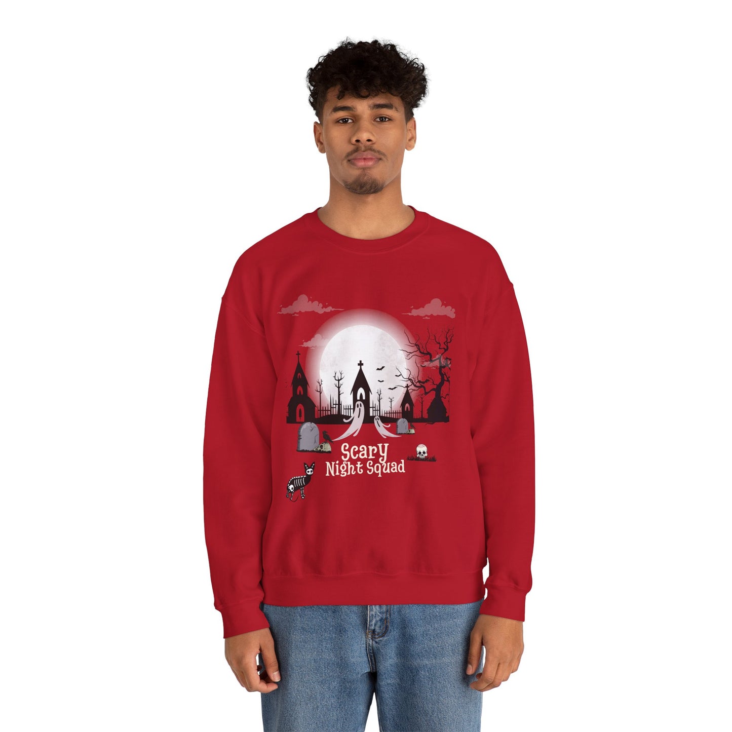 Scary Night Squad - Unisex Heavy Blend™ Crewneck Sweatshirt