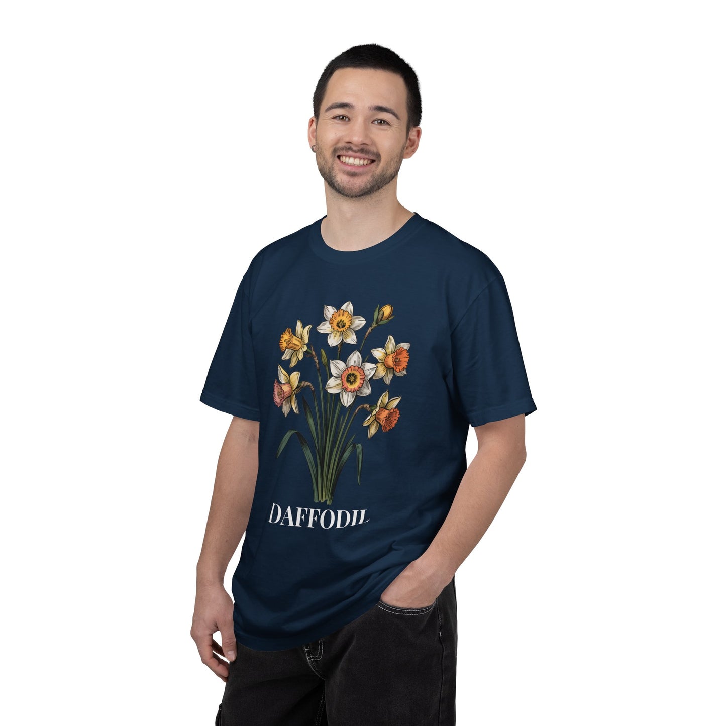 March Birth Flower Shirt – Daffodil Floral Graphic Tee, March Birthday Gift for Her - 14798