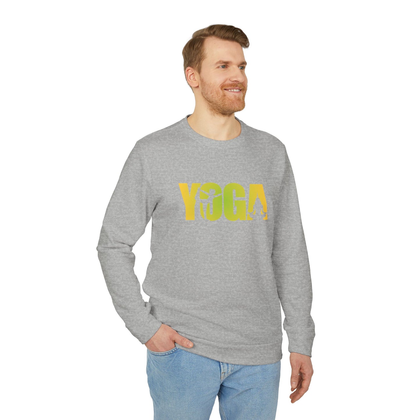 Yoga - Adidas Unisex Fleece Crewneck Sweatshirt