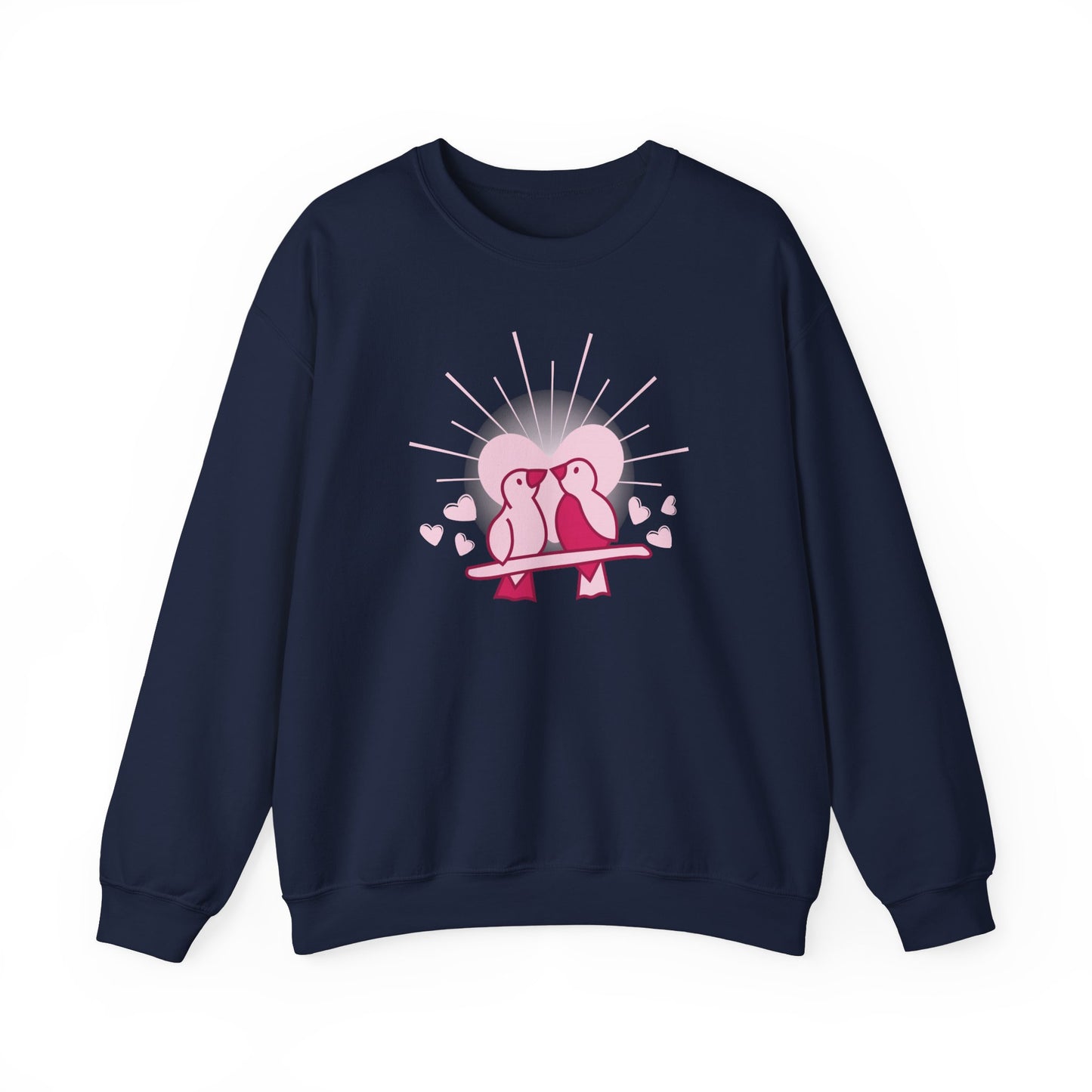 Birds In Love - Unisex Heavy Blend™ Crewneck Sweatshirt - 11555