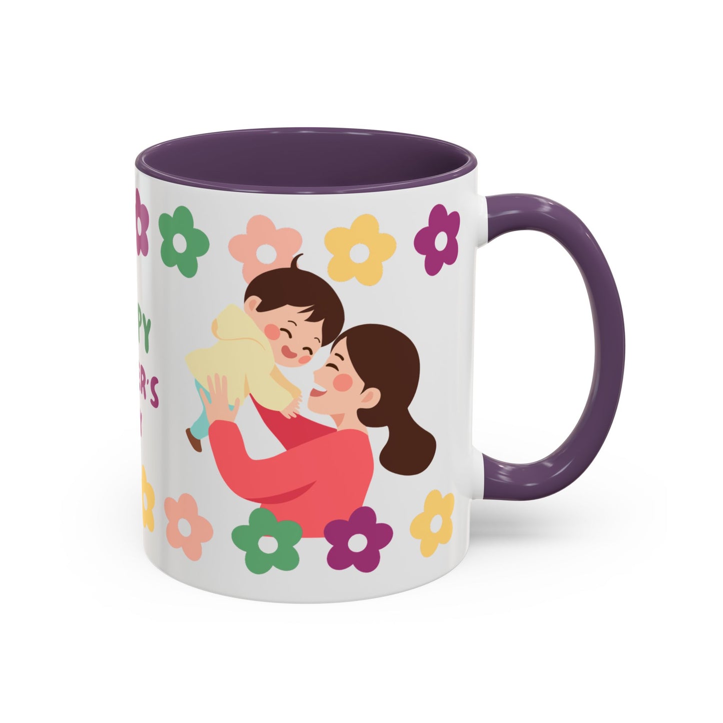 Happy Mother's Day Floral Accent Coffee Mug - 11/15oz - 12491