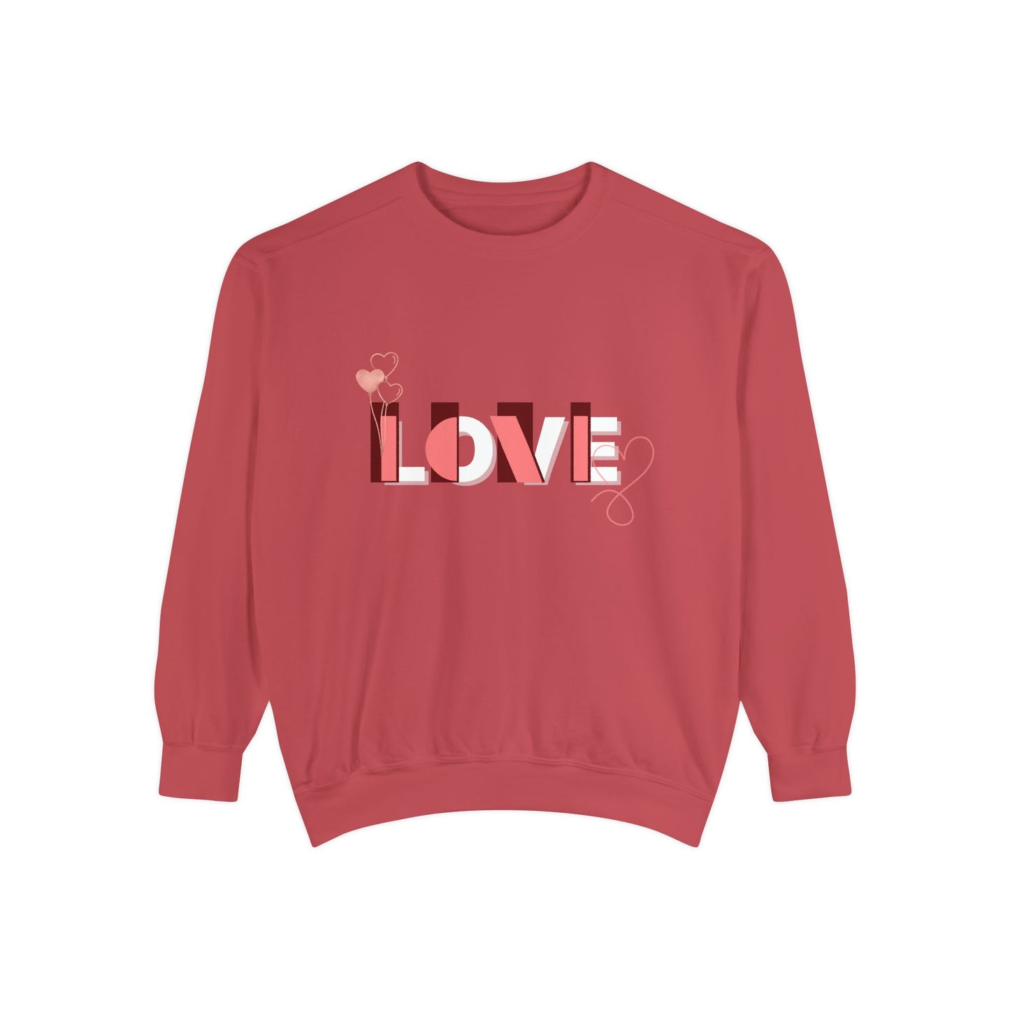 love - Unisex Garment-Dyed Sweatshirt - 11022