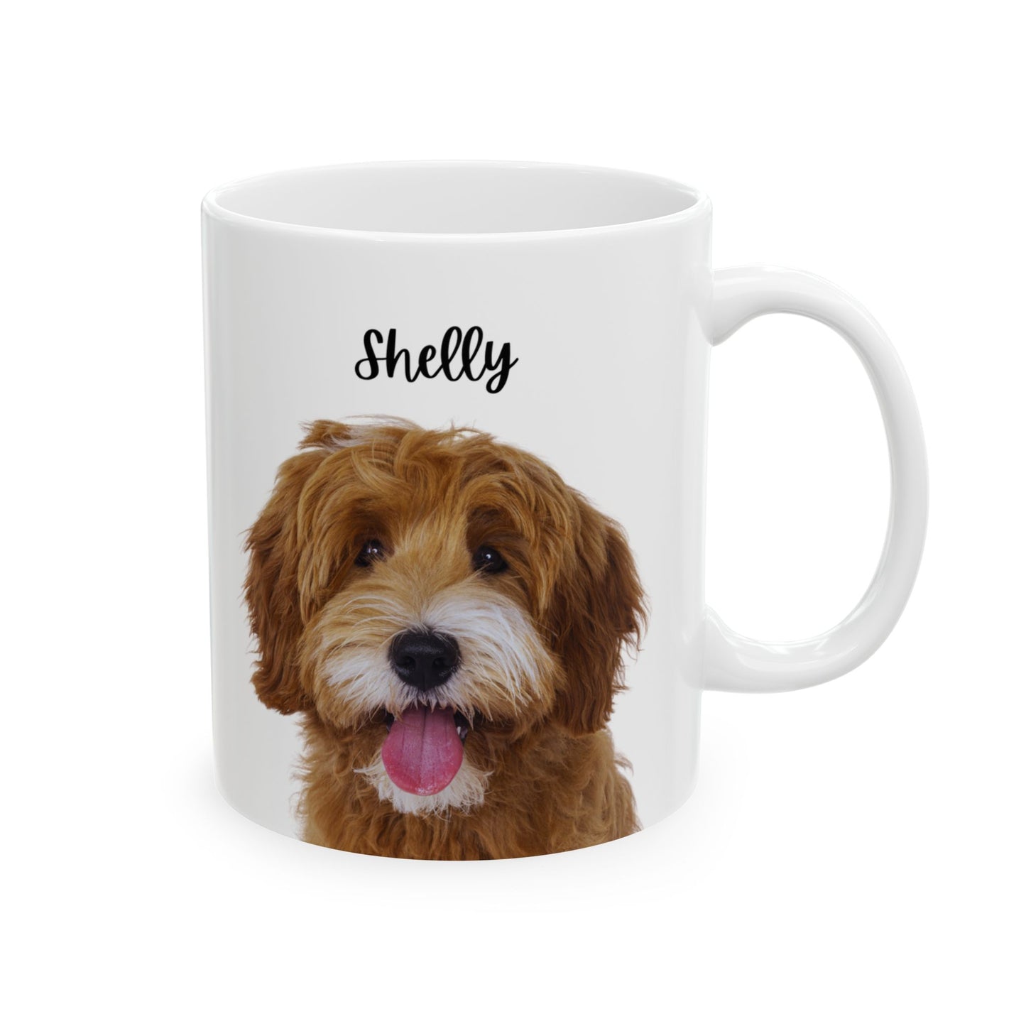 Personalized Dog Lover's Ceramic Mug - Cute Pet Gift for Coffee, Tea, Dog-Themed Home Decor - 14156