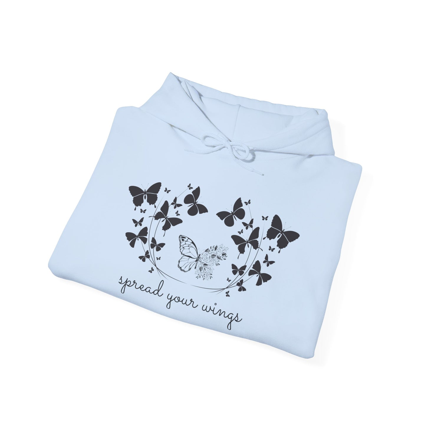 Butterfly, Spread Your Wings -  Unisex Heavy Blend™ Hooded Sweatshirt