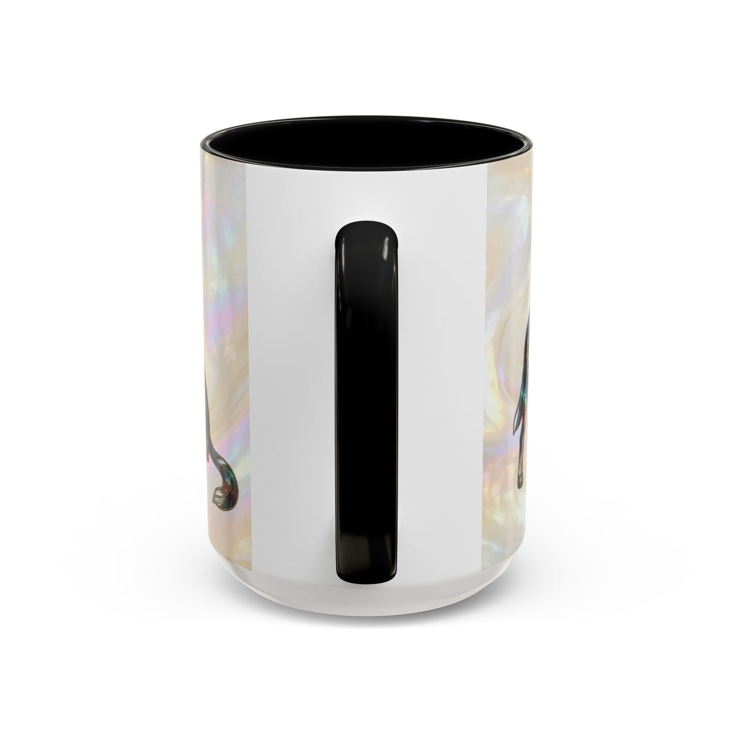 Australian Cattle Dog Accent Mug — Stained Glass Design (11/15oz) - 14613